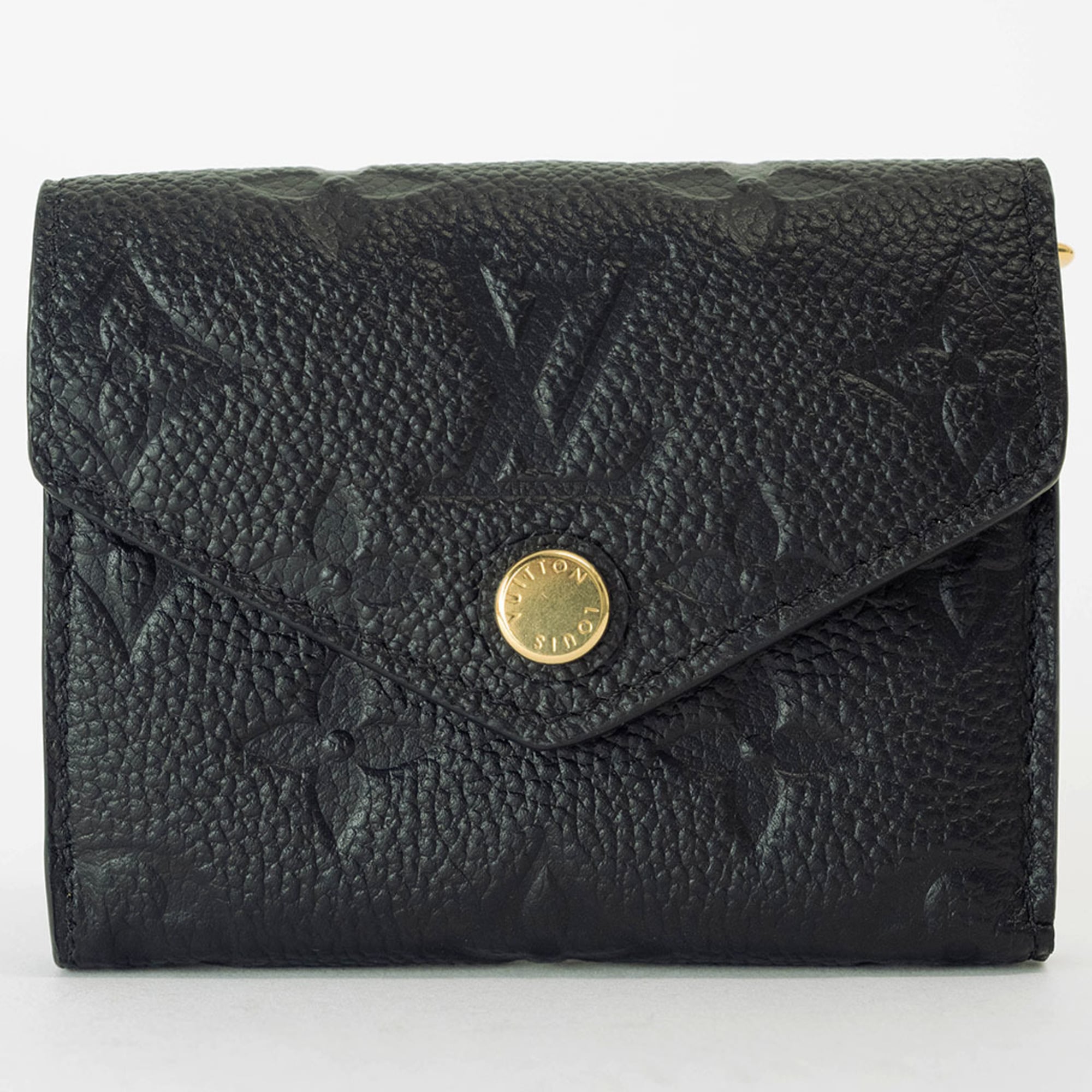 Louis Vuitton Noir Monogram Empreinte Wallet (Tri-Fold) (Pre-Owned)