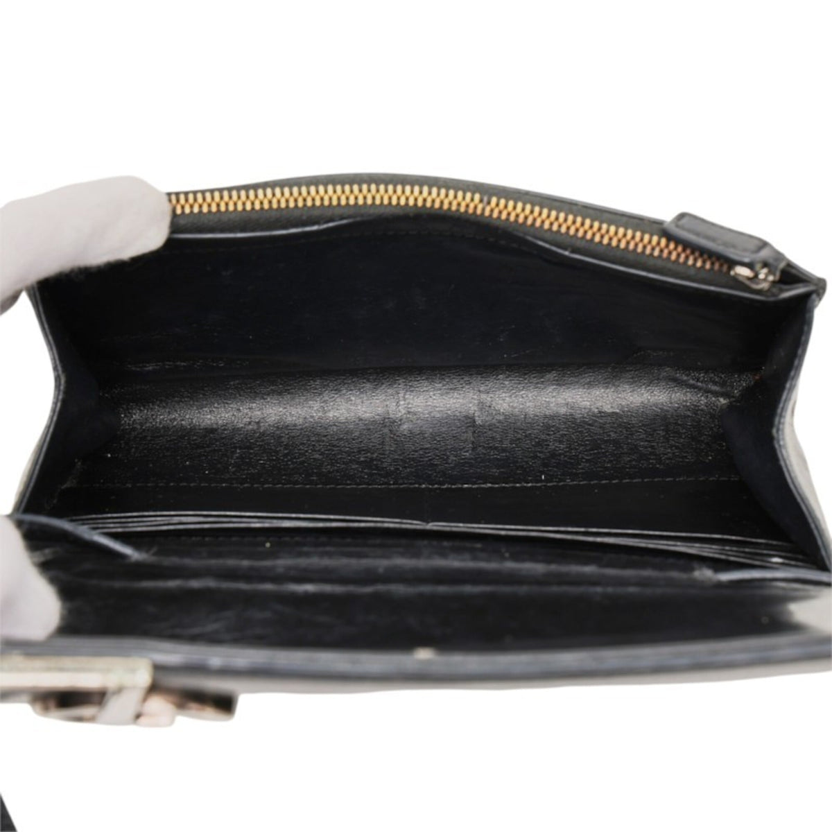 Saint Laurent Black Leather Shoulder Bag (Pre-Owned)