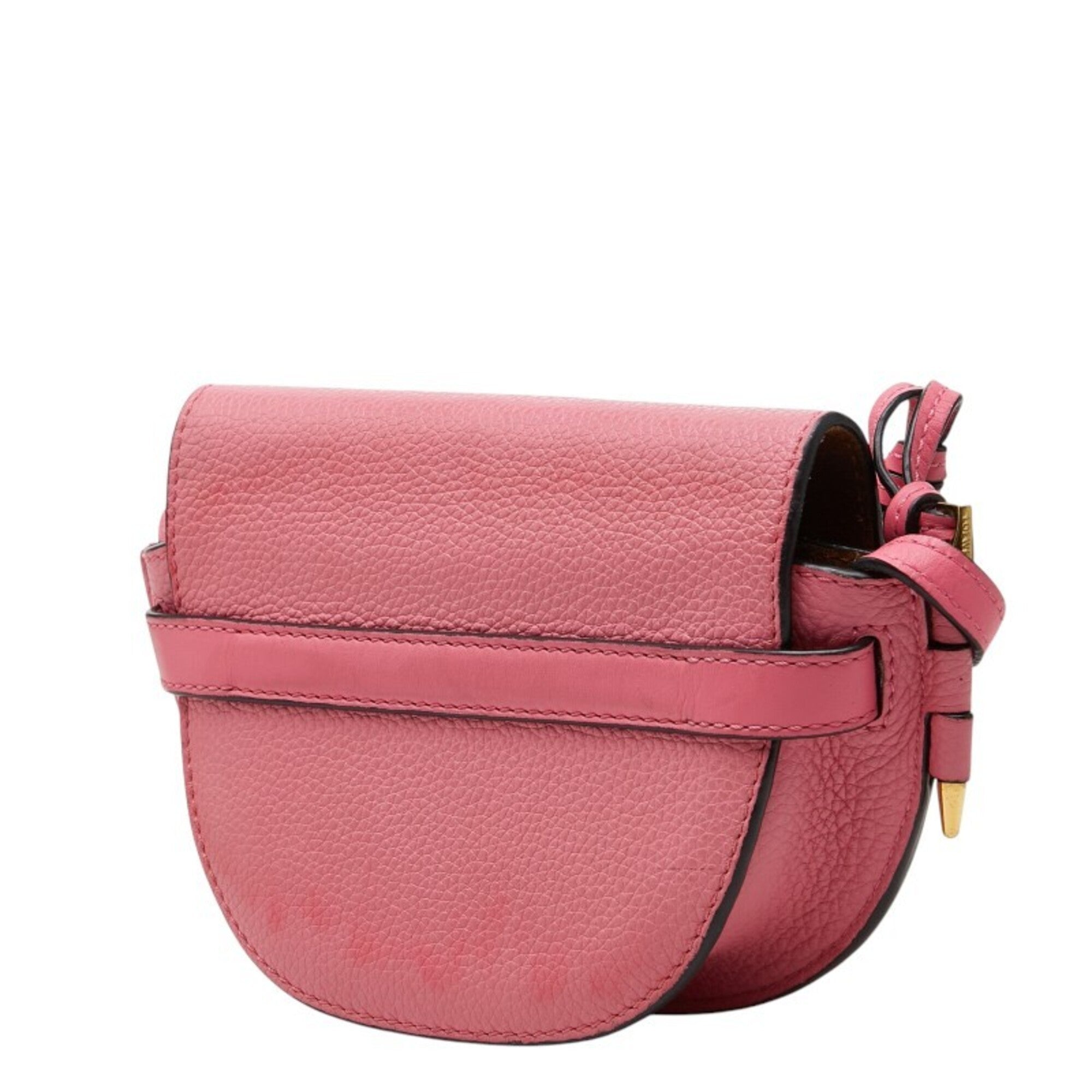Loewe Pink Leather Shoulder Bag (Pre-Owned)