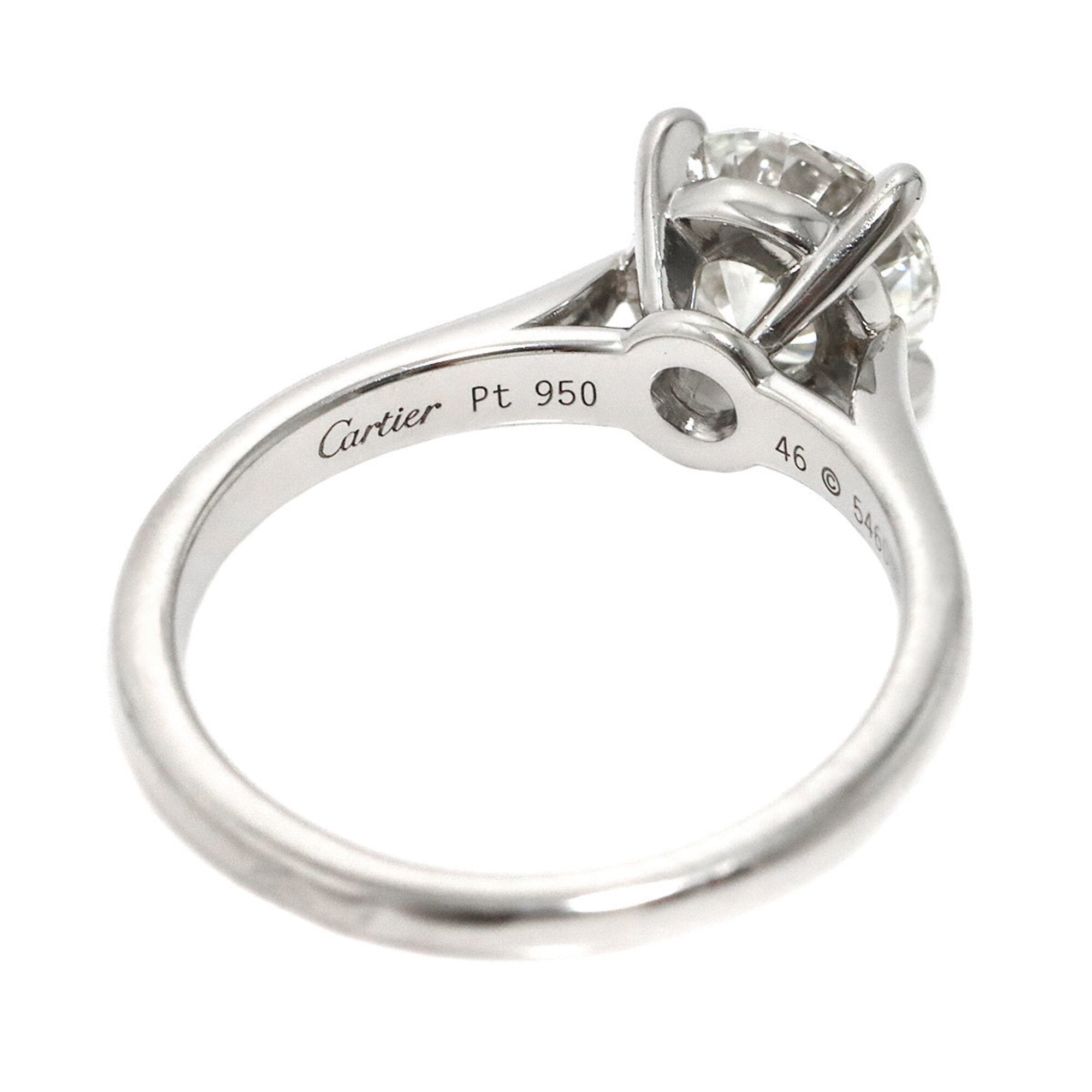 Cartier Platinum 950 Band Ring (Pre-Owned)