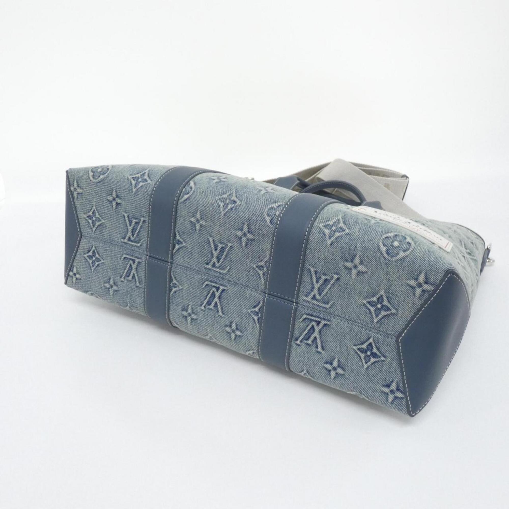 Louis Vuitton Blue Denim Handbag (Pre-Owned)