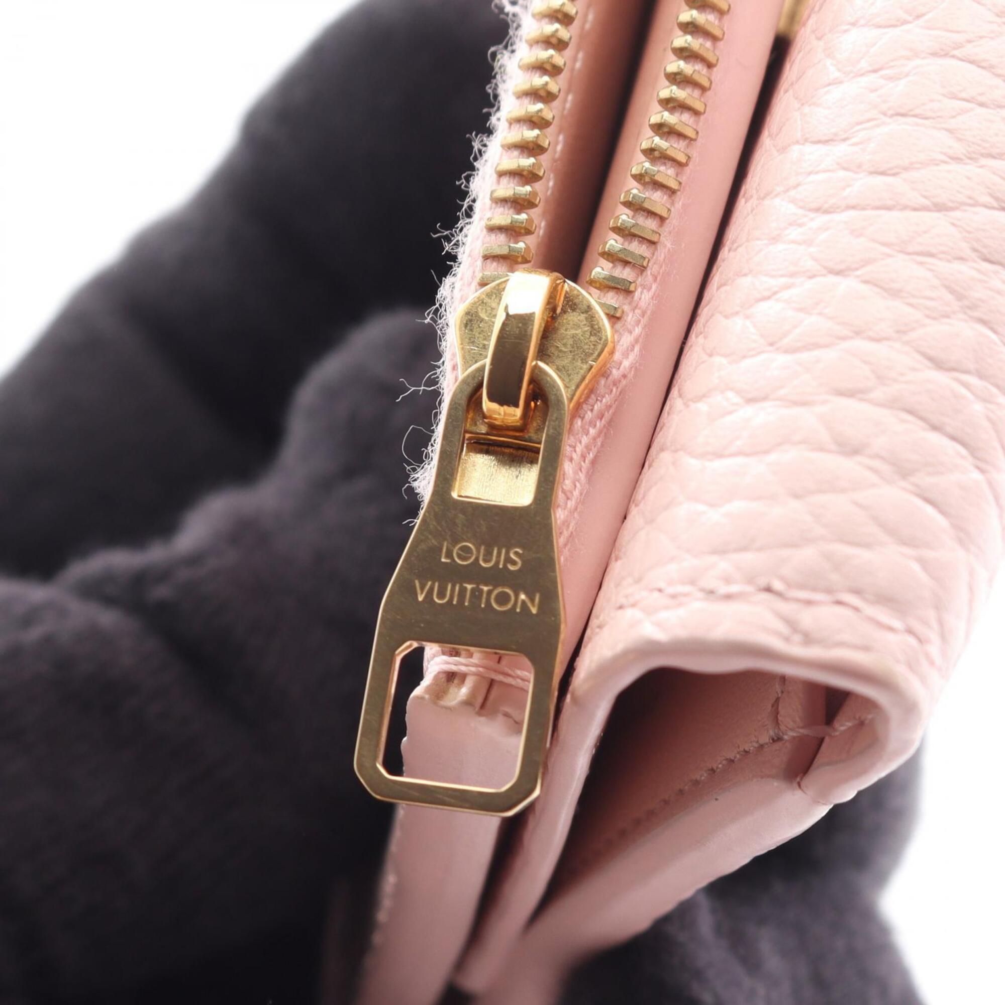 Louis Vuitton Pink Leather Wallet (Tri-Fold) (Pre-Owned)