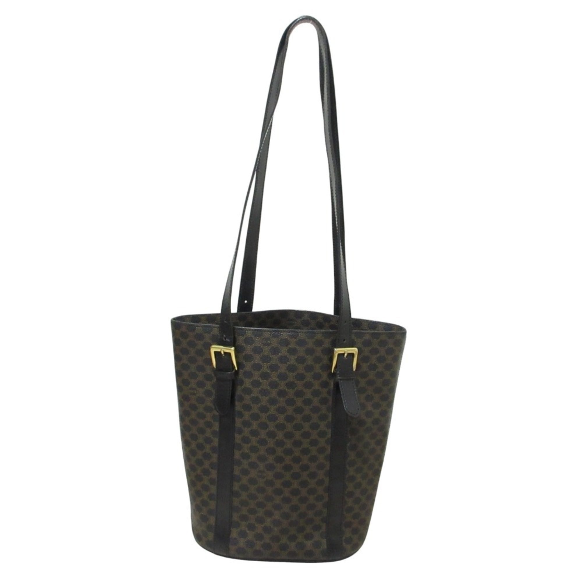 Celine Black Brown Shoulder Bag Tote Bag (Pre-Owned)