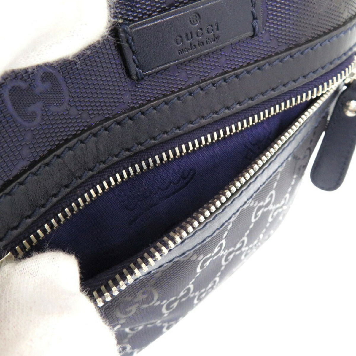 Gucci Purple Pvc Shoulder Bag (Pre-Owned)