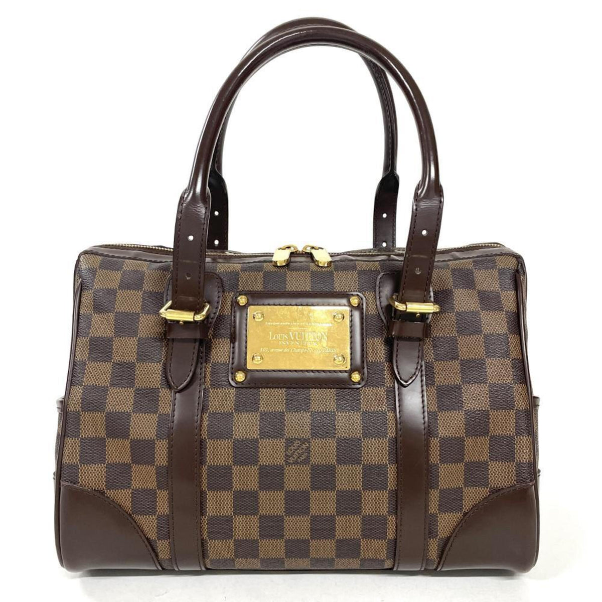 Louis Vuitton Brown Damier Canvas Ebene Handbag (Pre-Owned)