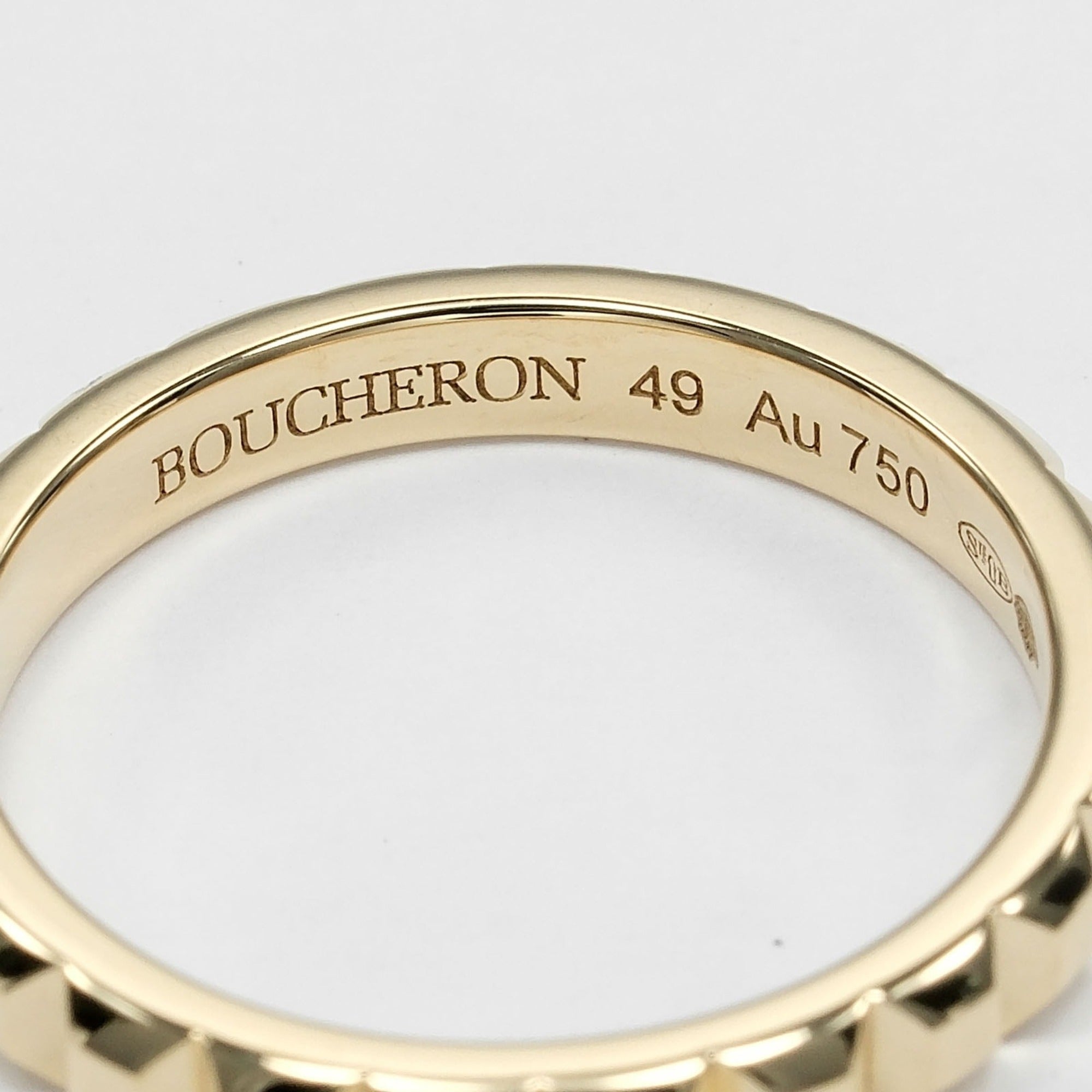 Boucheron Yellow Gold (18K) Band Ring (Pre-Owned)