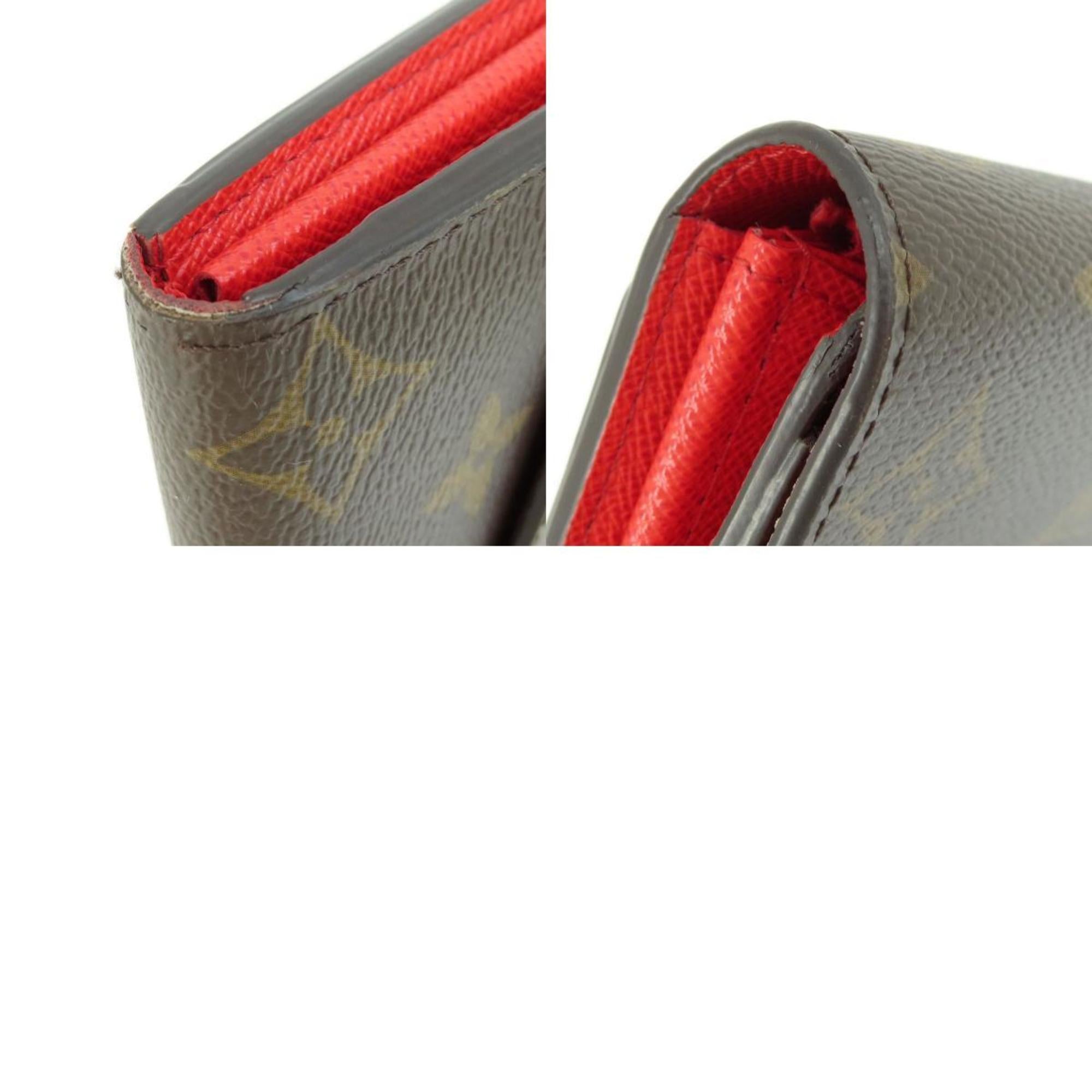 Louis Vuitton Coquelicots Monogram Monogram Long Wallet (Bi-Fold) (Pre-Owned)