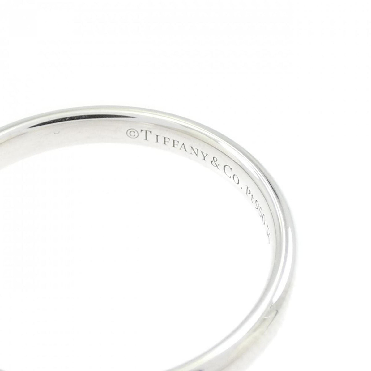 Tiffany Platinum 950 Band Ring (Pre-Owned)