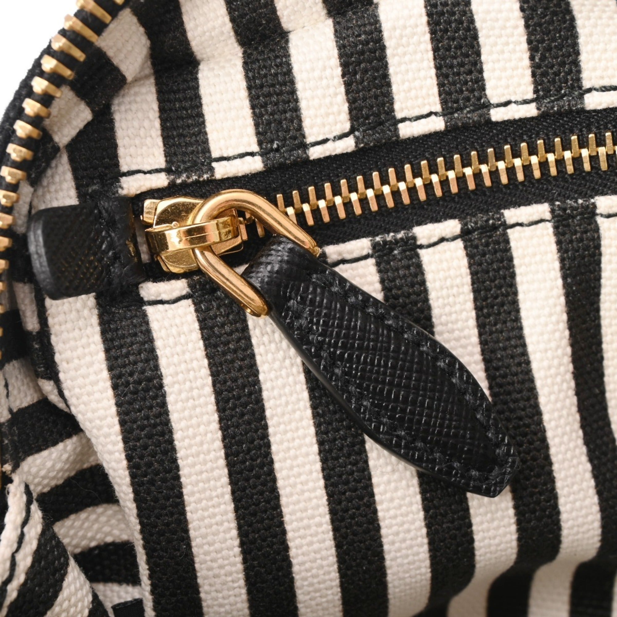 Prada Black Canvas Pouch (Pre-Owned)