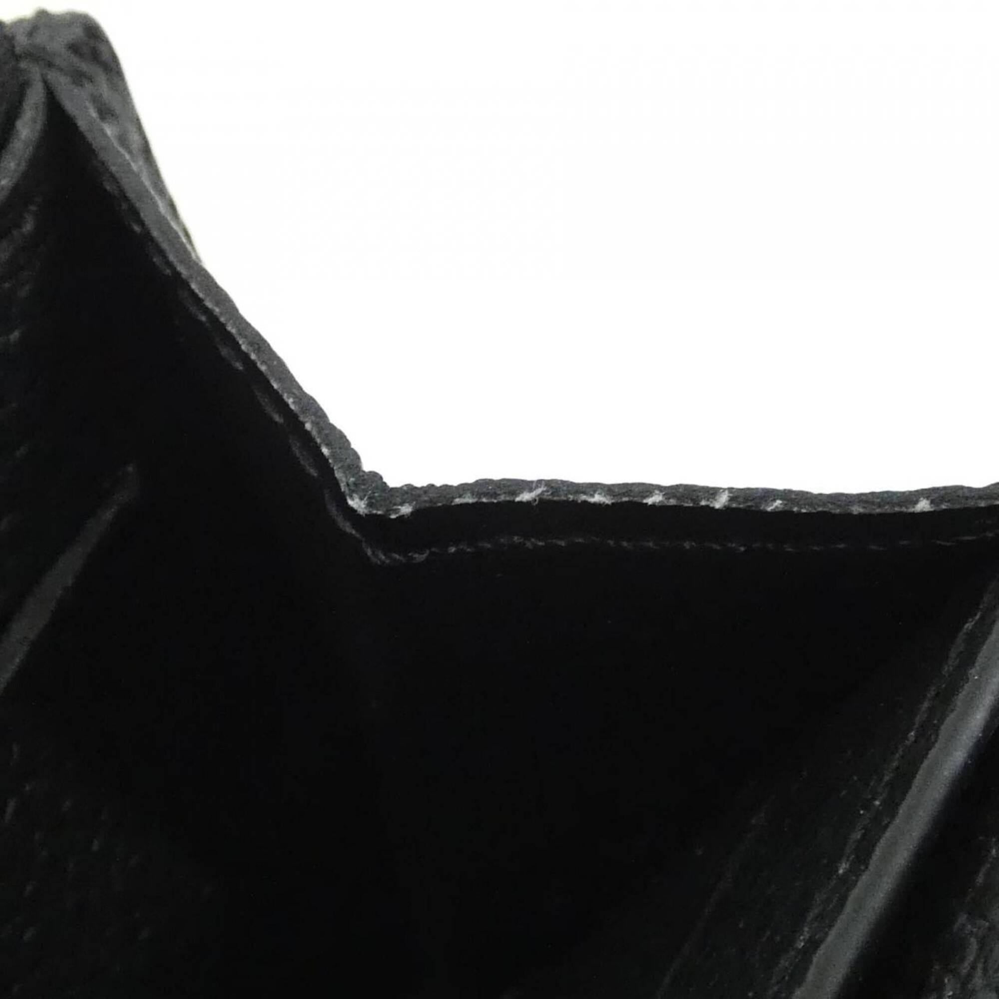Louis Vuitton Black Leather Coin Purse/Coin Case (Pre-Owned)