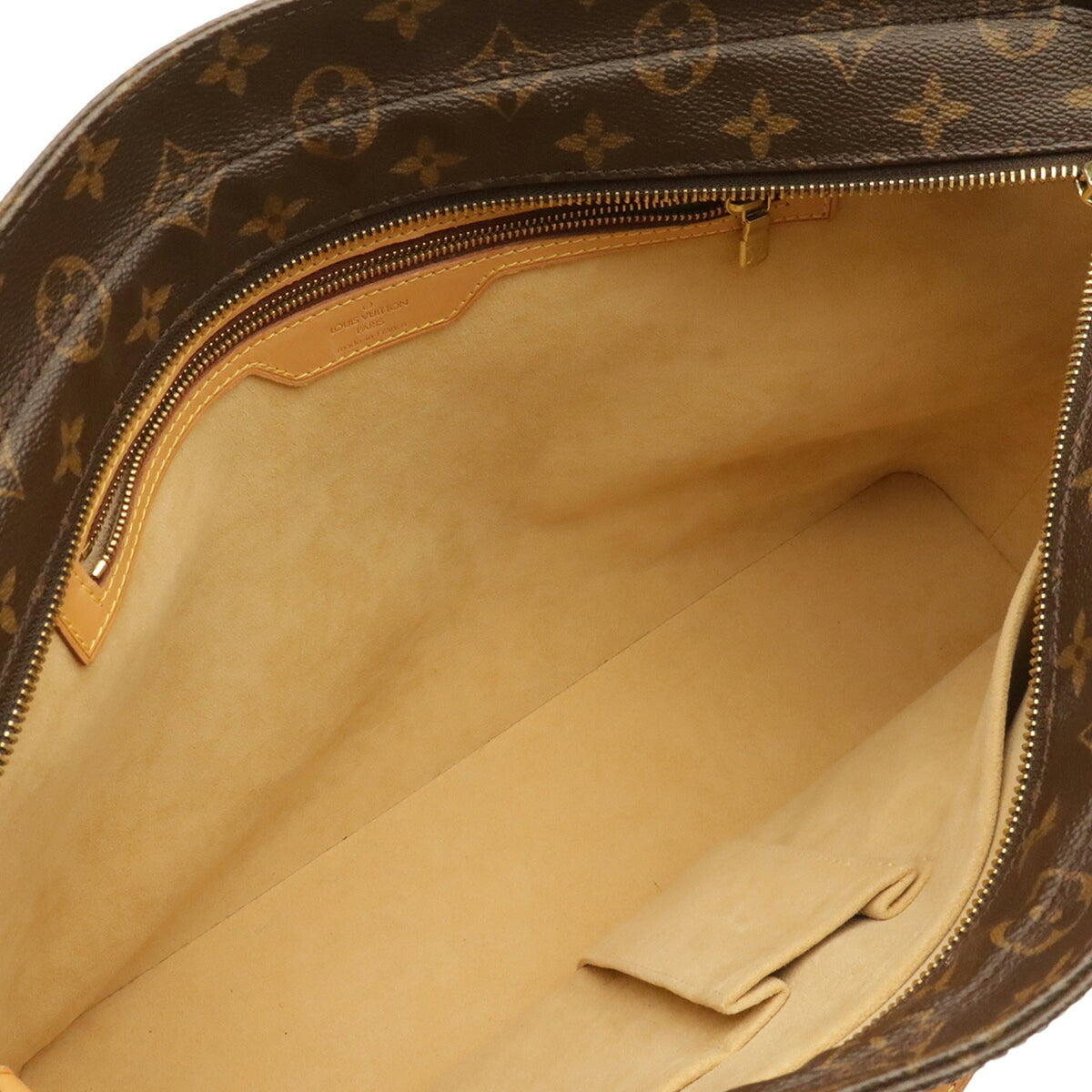 Louis Vuitton Brown Monogram Canvas Pvc Coated Canvas Shoulder Bag Tote Bag (Pre-Owned)