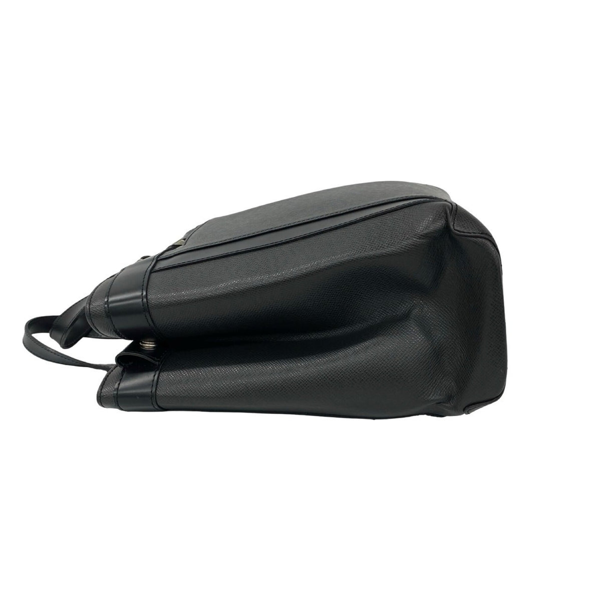 Louis Vuitton Black Leather Handbag Tote Bag (Pre-Owned)
