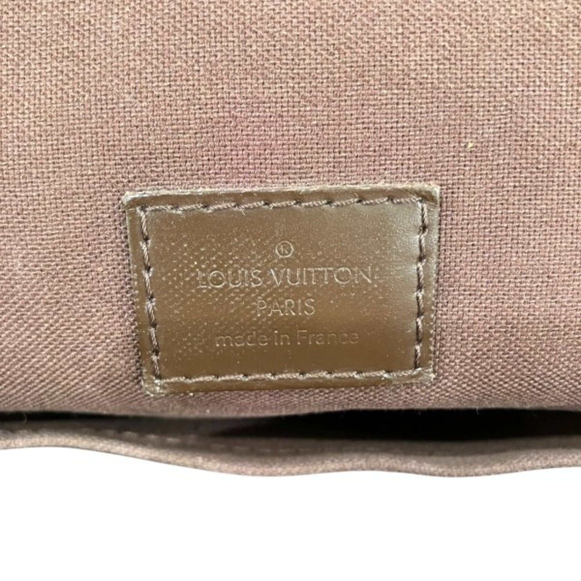 Louis Vuitton Brown Handbag Shoulder Bag (Pre-Owned)