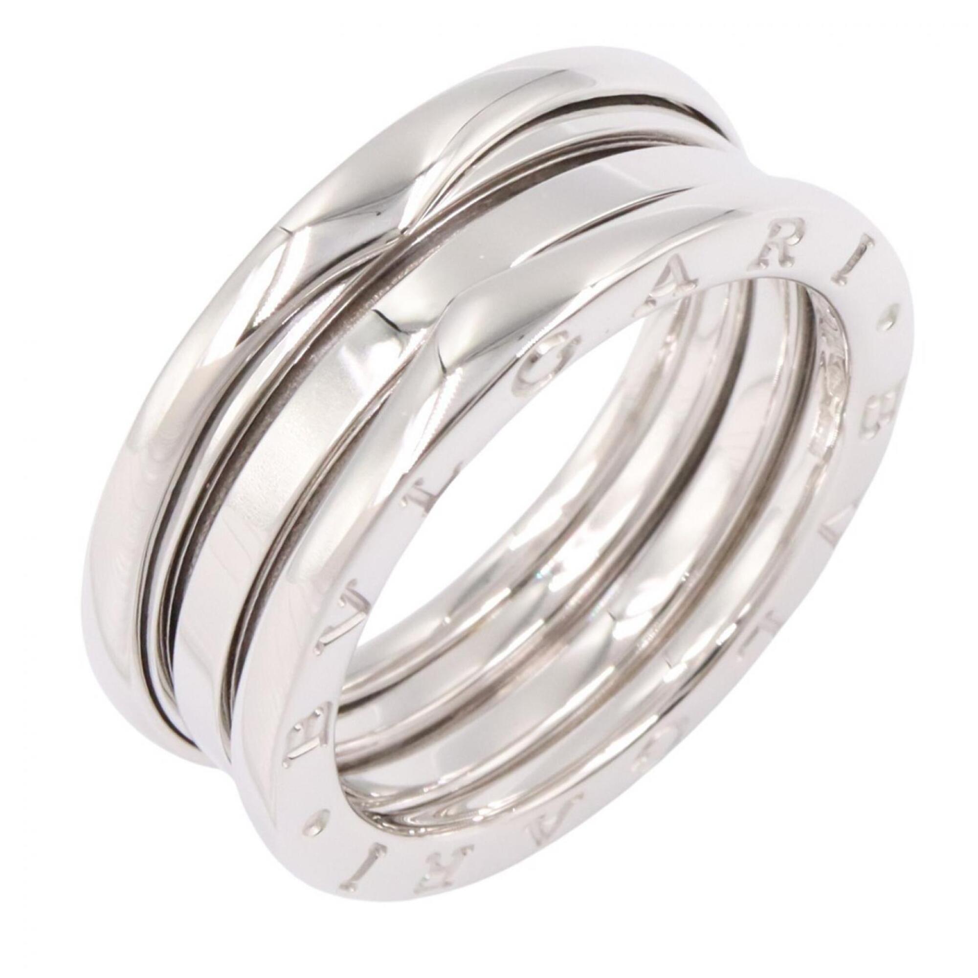 Bvlgari Silver White Gold (18K) Band Ring (Pre-Owned)