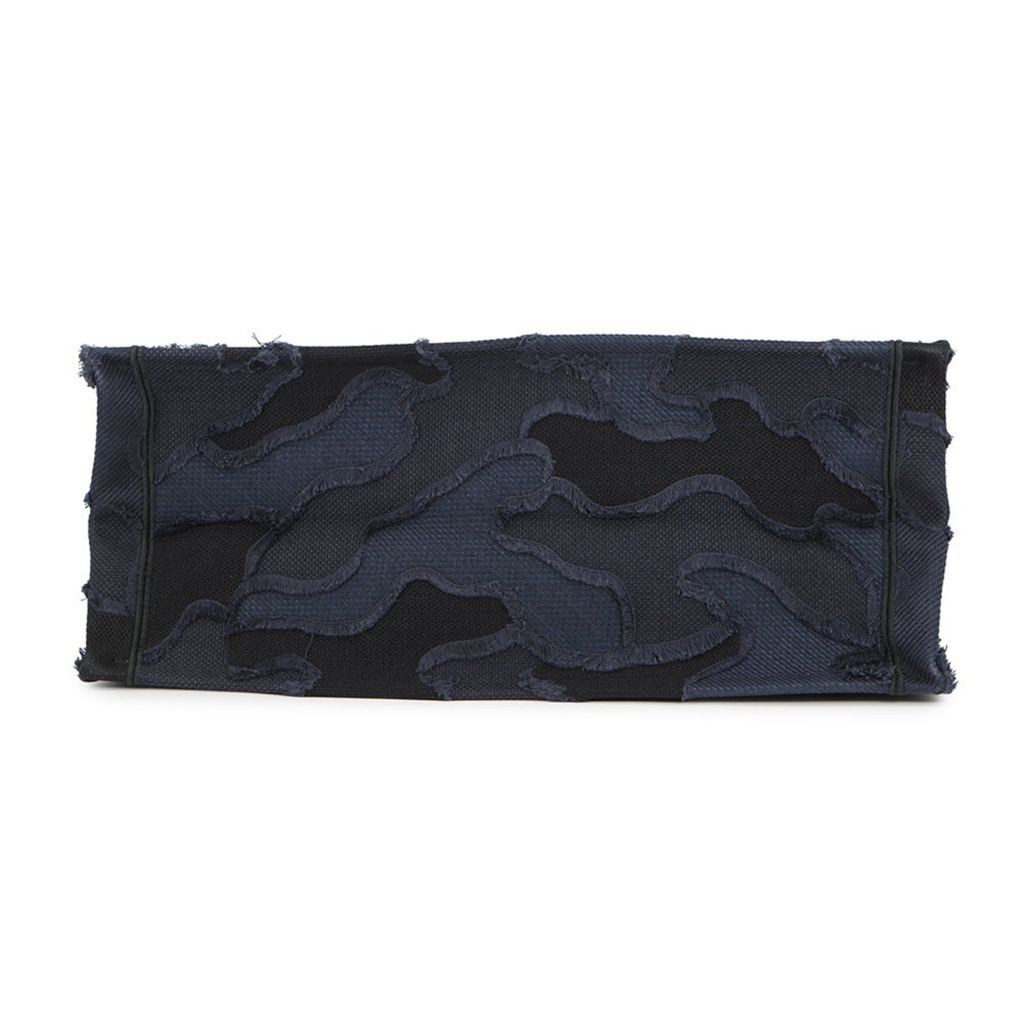 Christian Dior Black Navy Canvas Handbag Tote Bag (Pre-Owned)