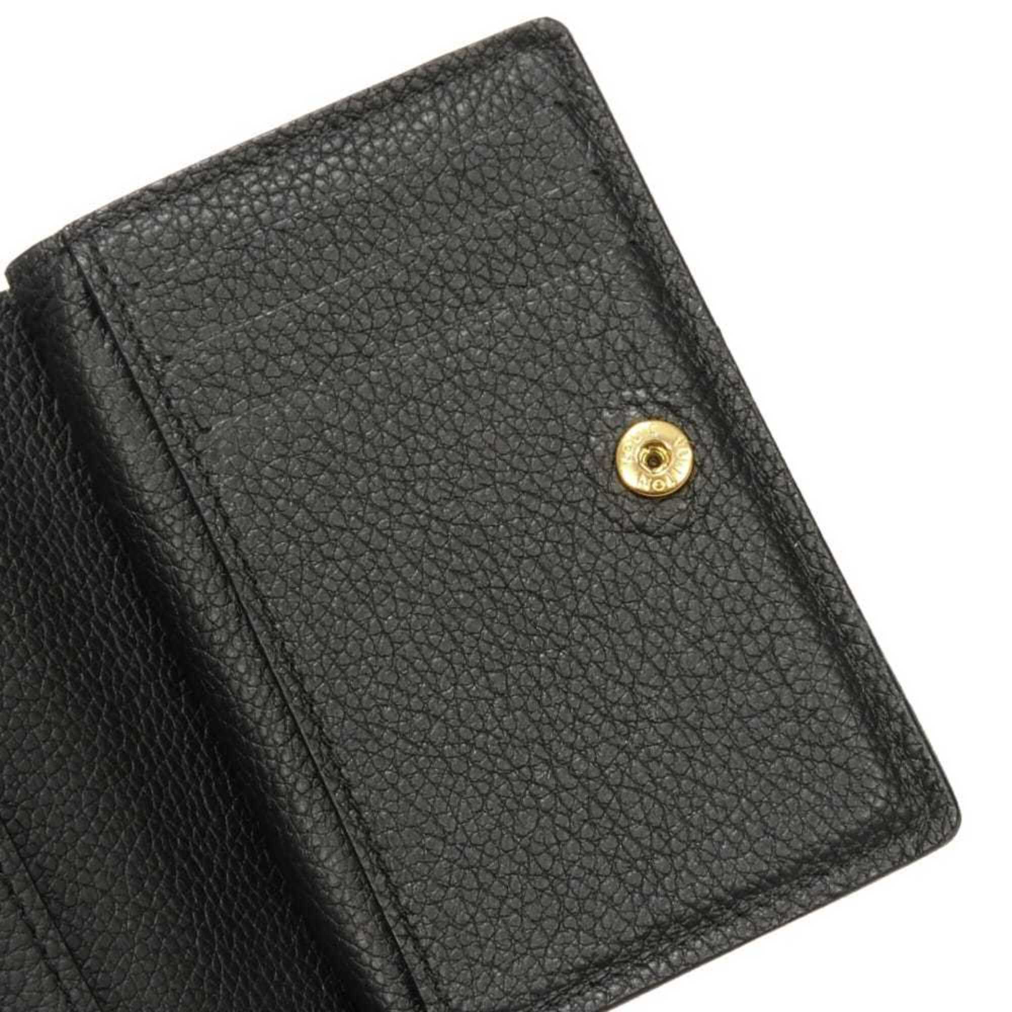 Louis Vuitton Black Galle Monogram Noir Monogram Empreinte Wallet (Bi-Fold) (Pre-Owned)