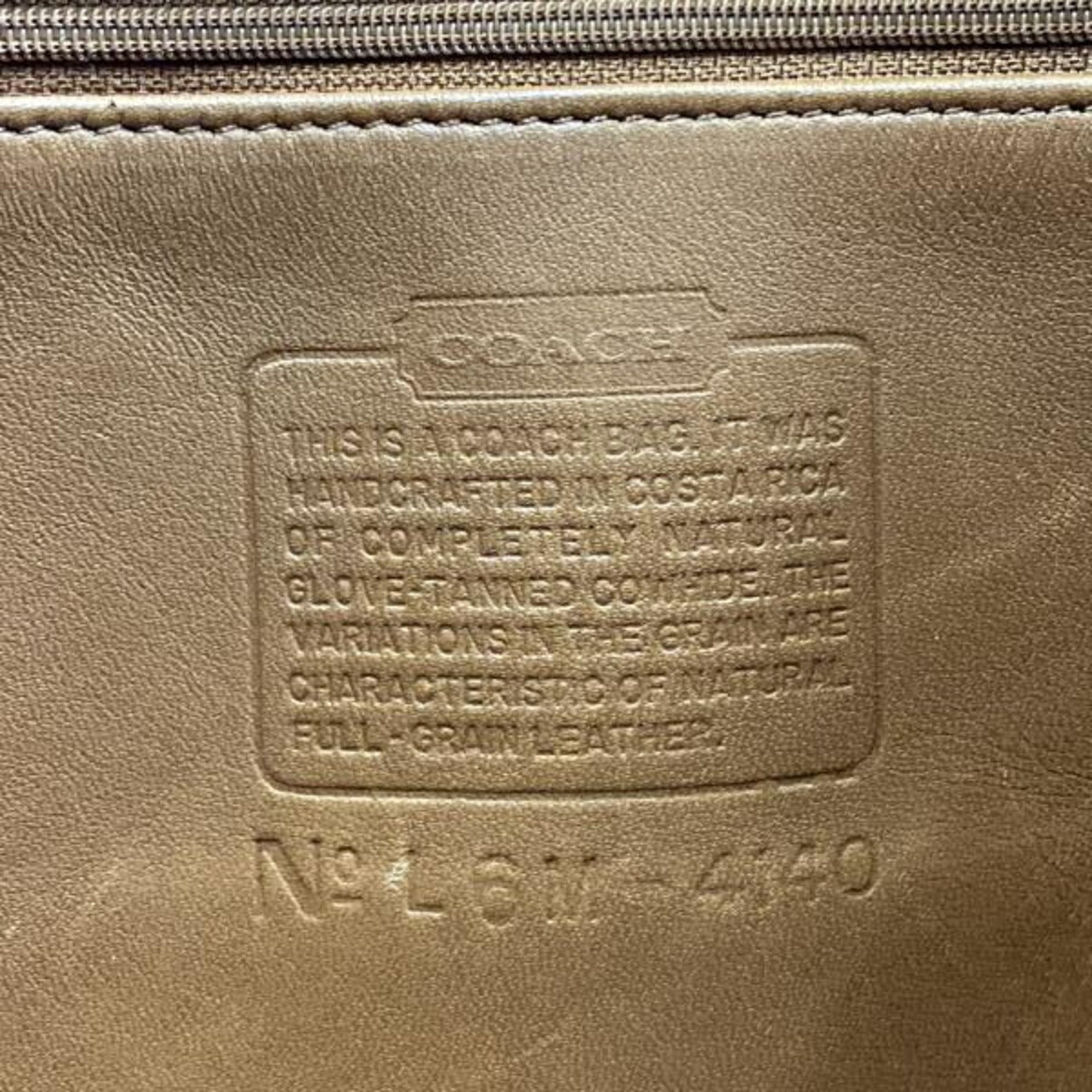 Coach Brown Leather Tote Bag (Pre-Owned)