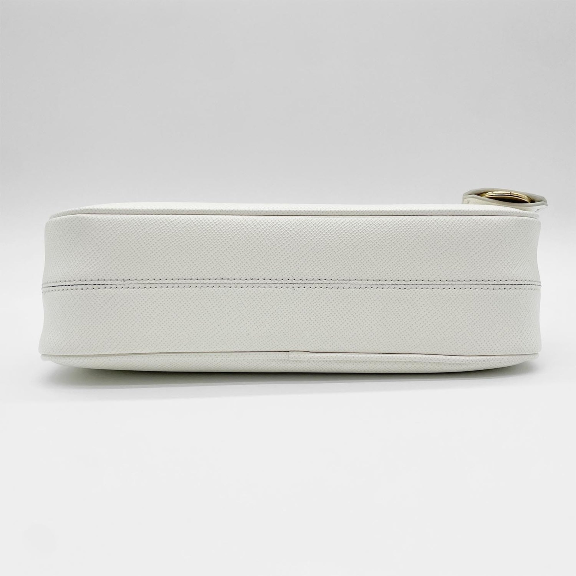 Prada White Leather Handbag (Pre-Owned)