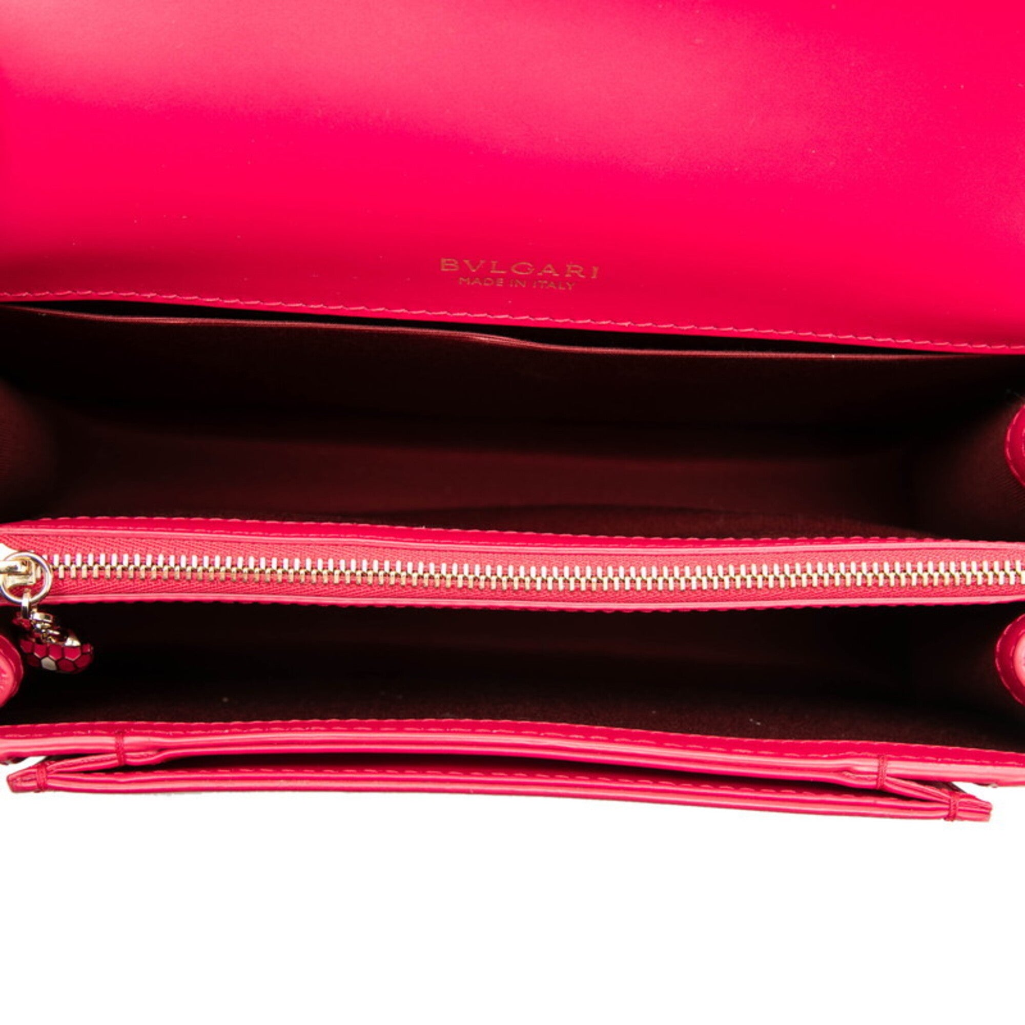 Bvlgari Pink Leather Shoulder Bag (Pre-Owned)