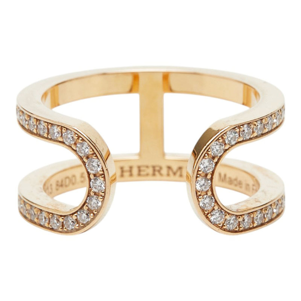 Hermes Yellow Gold (18K) Band Ring (Pre-Owned)