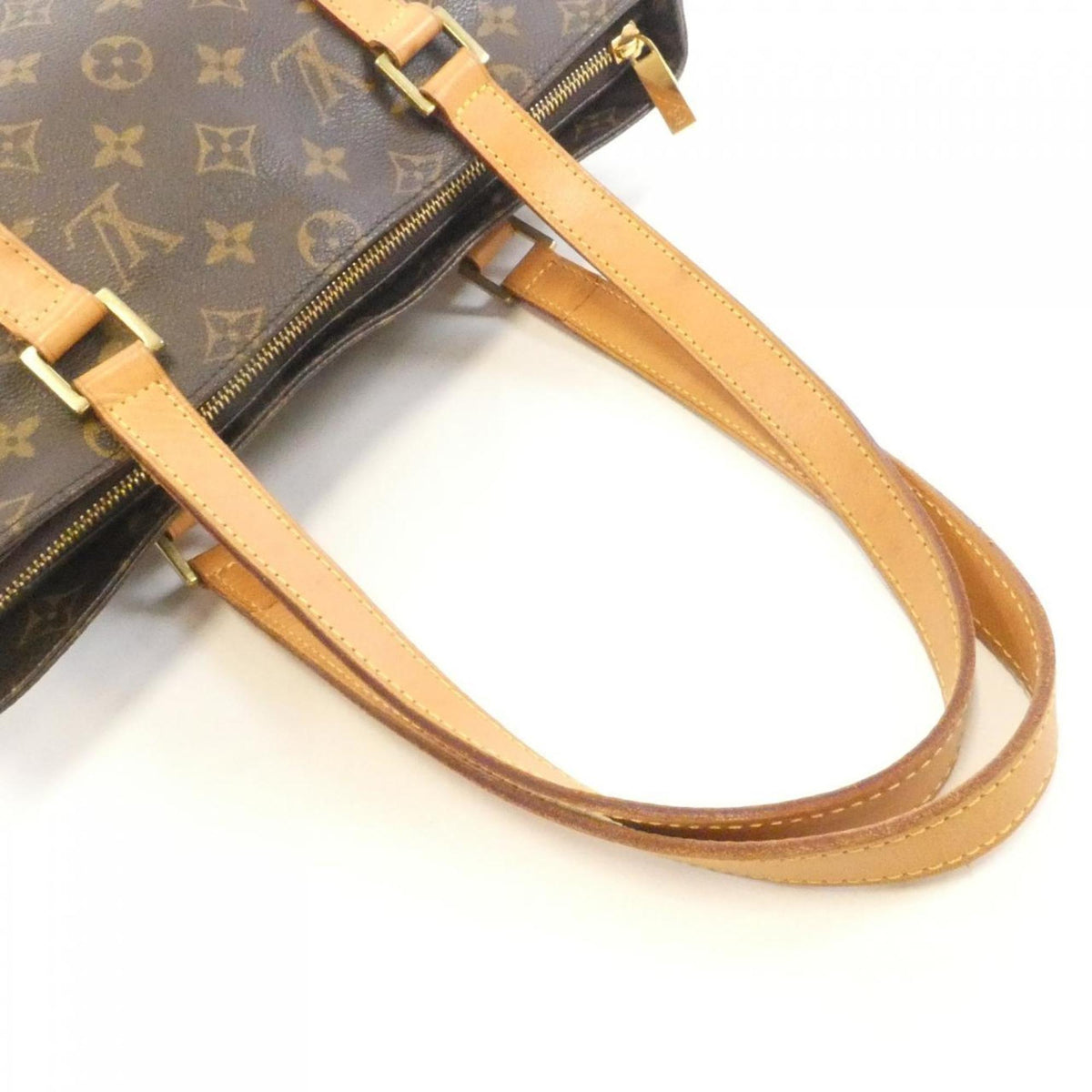 Louis Vuitton Marron Coated Canvas Handbag (Pre-Owned)