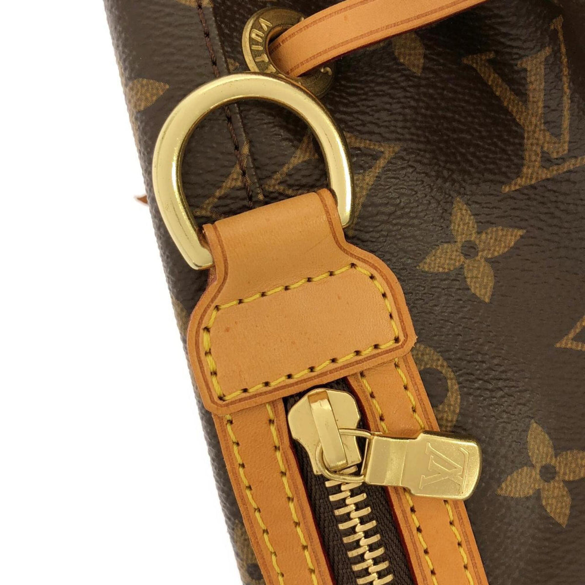 Louis Vuitton Marron Monogram Coated Canvas Backpack (Pre-Owned)
