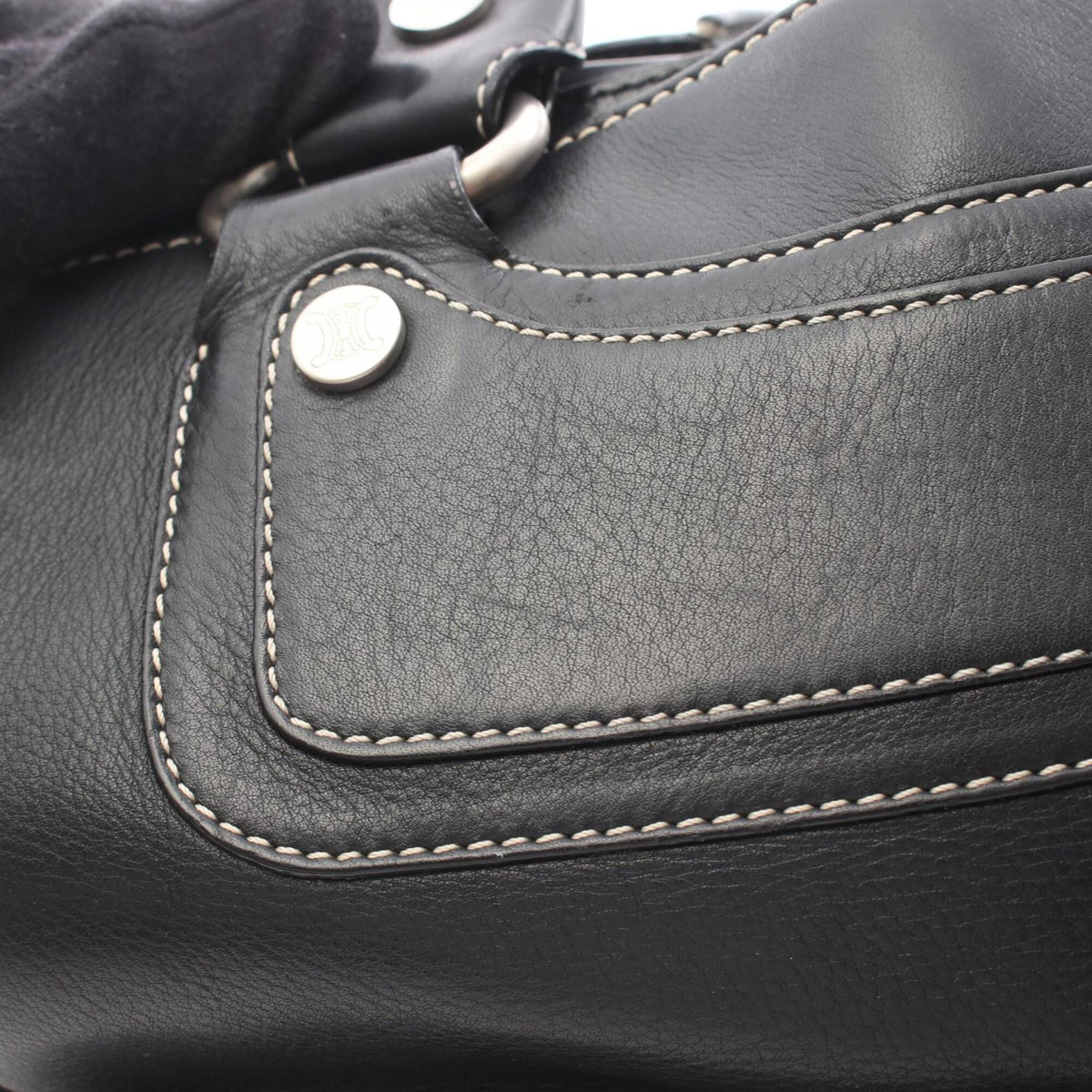 Celine Black Leather Handbag (Pre-Owned)