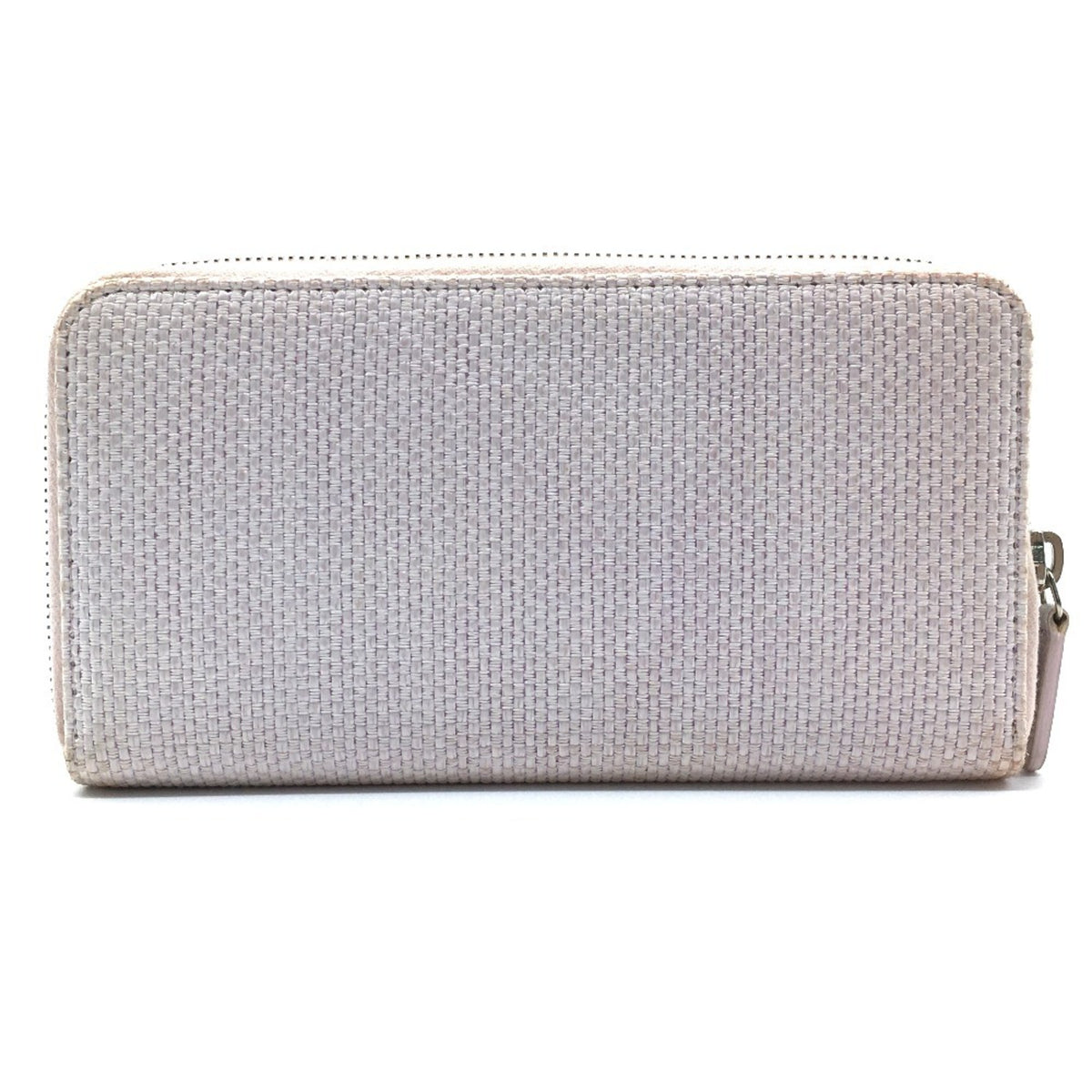 Chanel Deauville Pink Tweed Leather Long Wallet (Bi-Fold) (Pre-Owned)