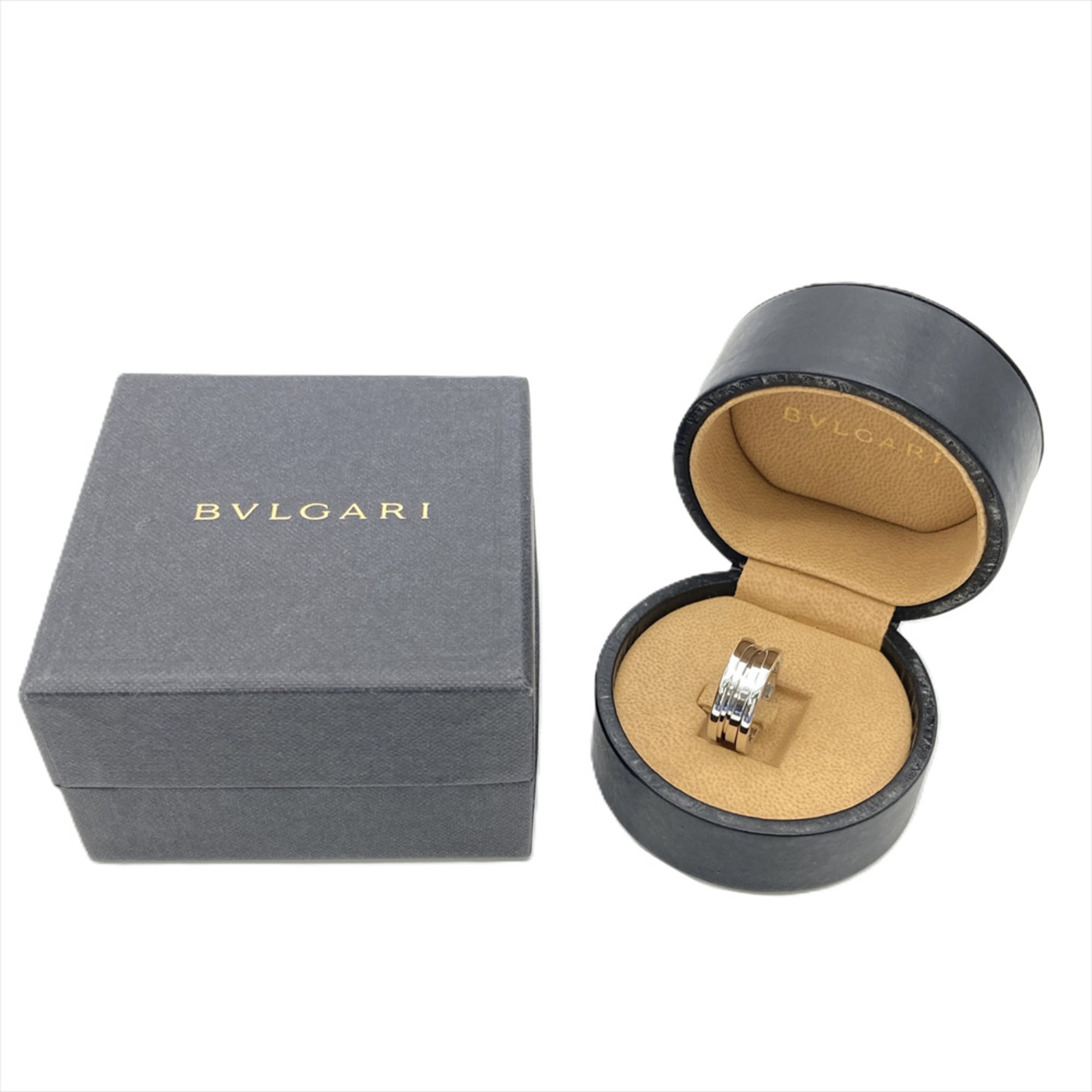 Bvlgari White Gold White Gold (18K) Band Ring (Pre-Owned)