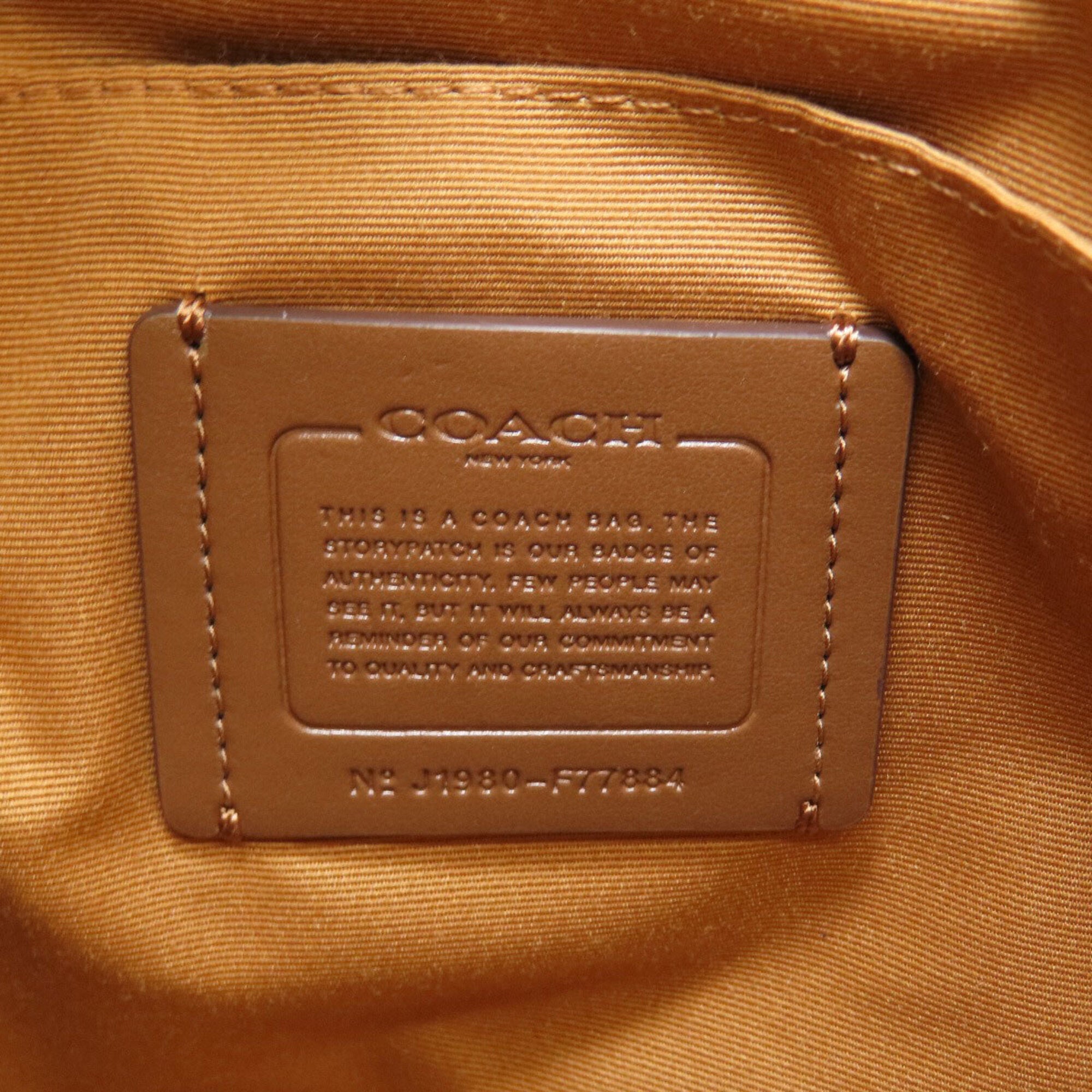 Coach Brown Leather Handbag (Pre-Owned)