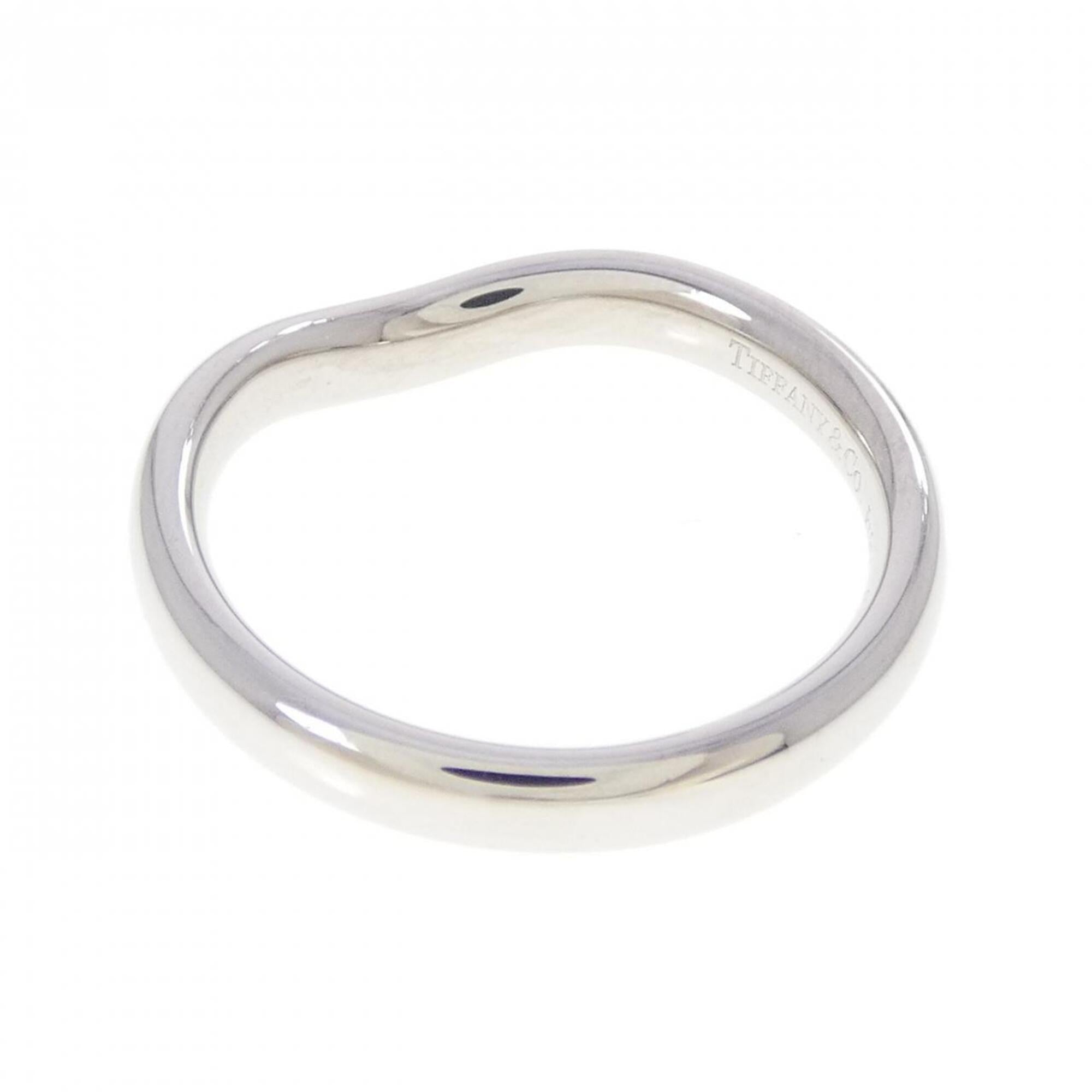 Tiffany Platinum Platinum 950 Band Ring (Pre-Owned)