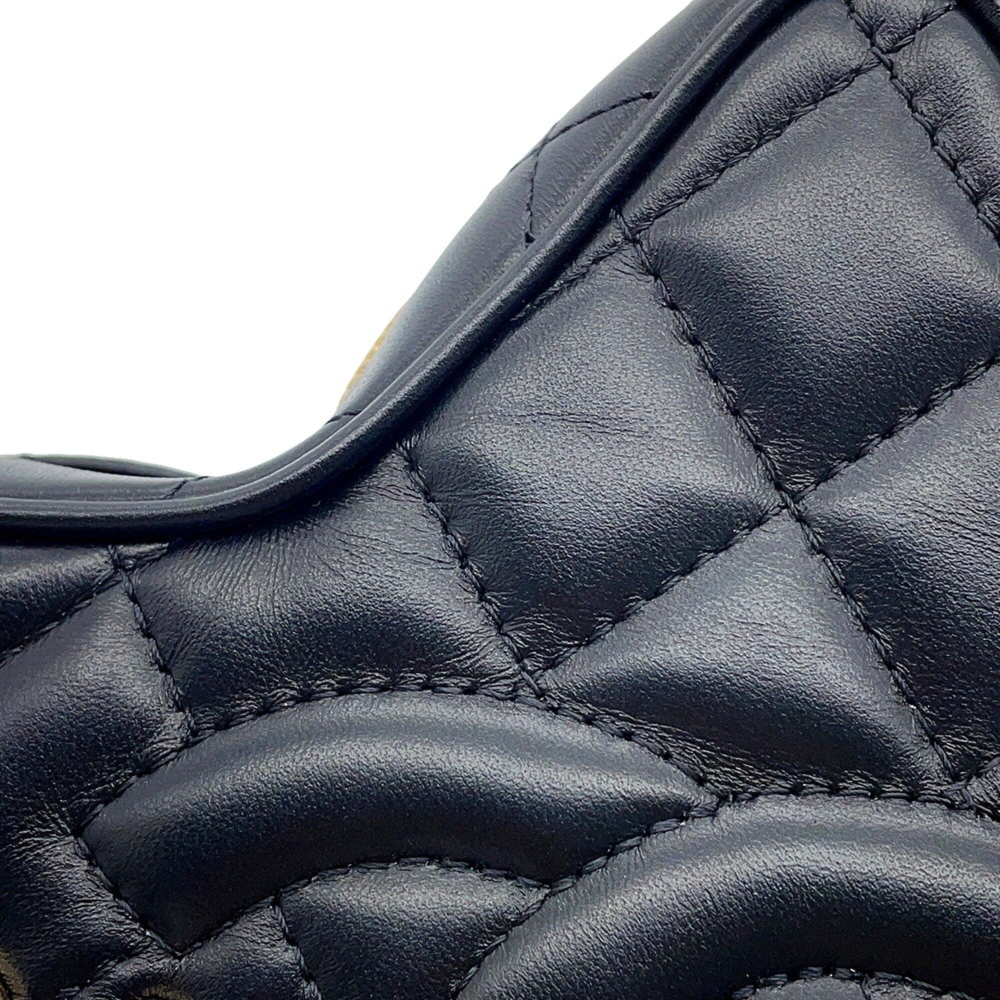 Chanel Black Leather Shoulder Bag (Pre-Owned)
