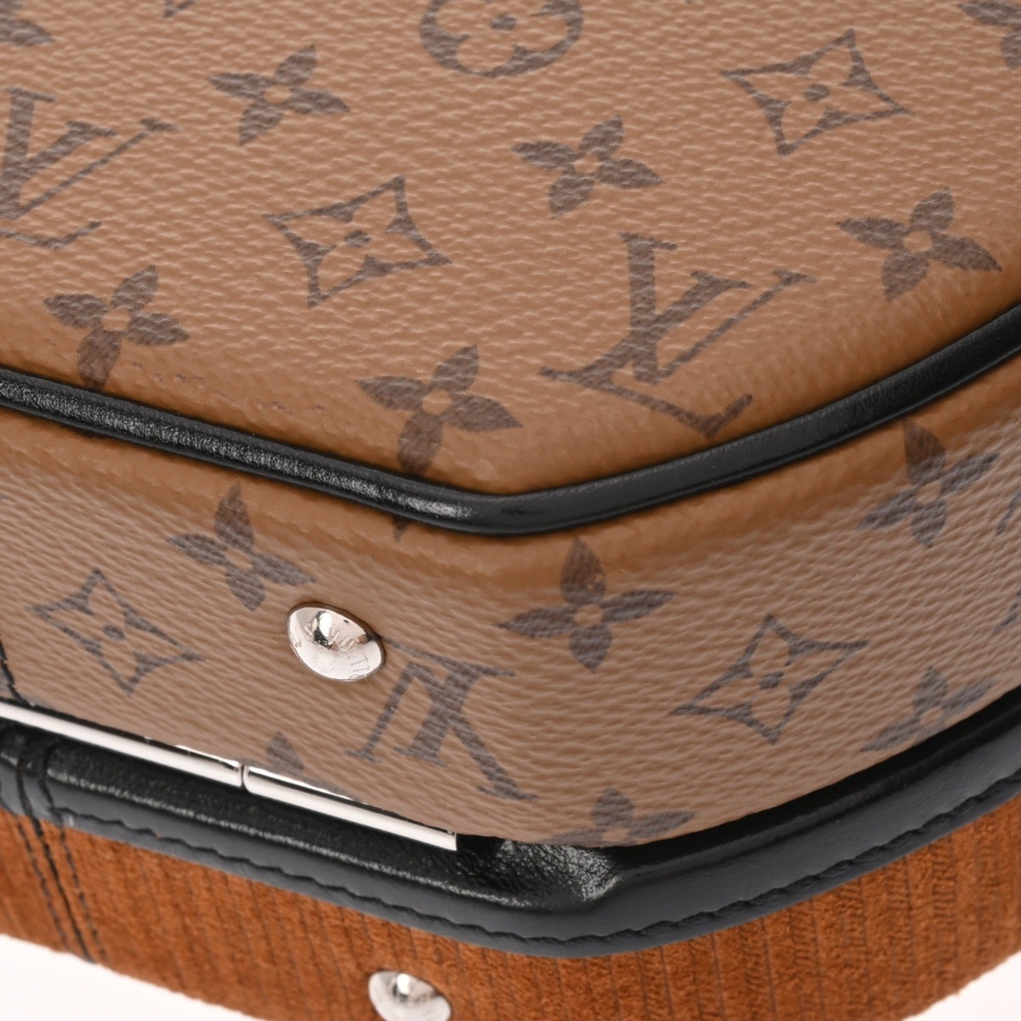 Louis Vuitton Brown Leopard Monogram Reverse Shoulder Bag (Pre-Owned)