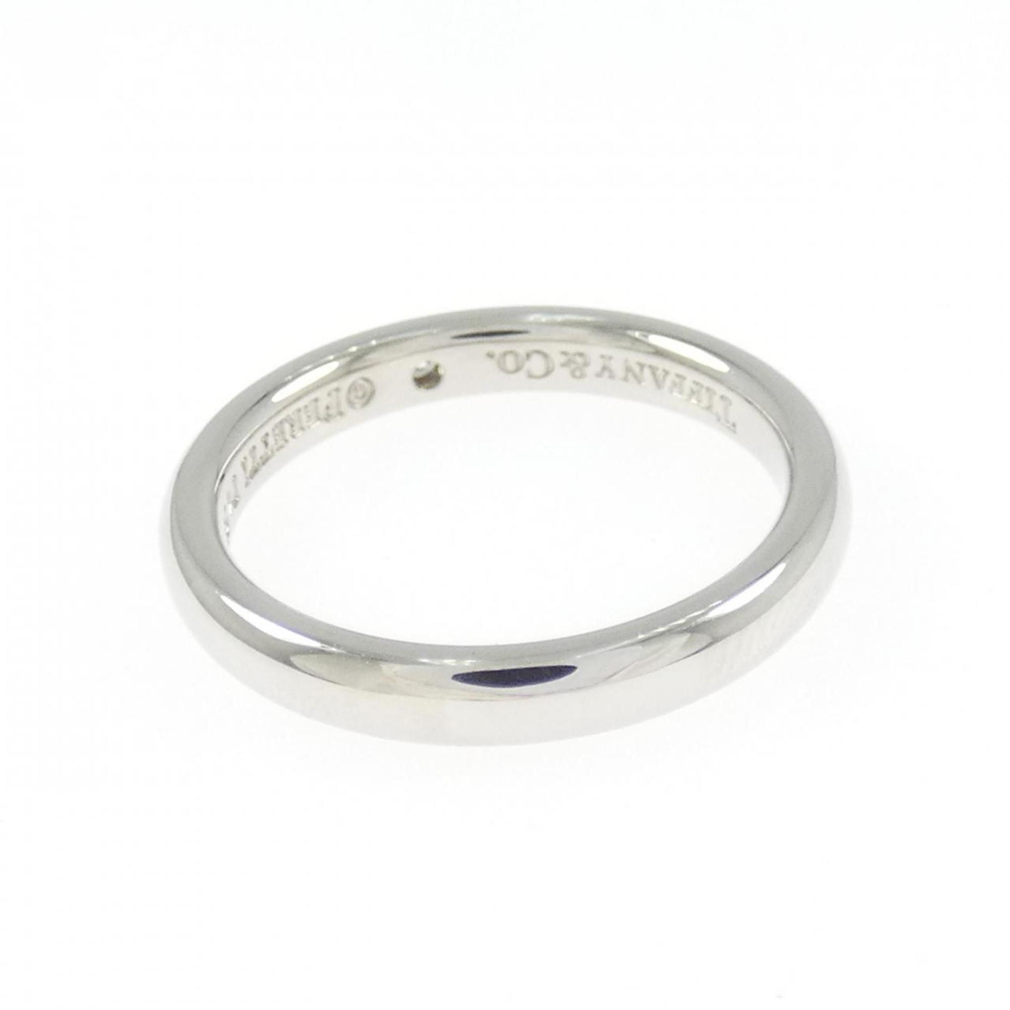 Tiffany Platinum Platinum 950 Band Ring (Pre-Owned)
