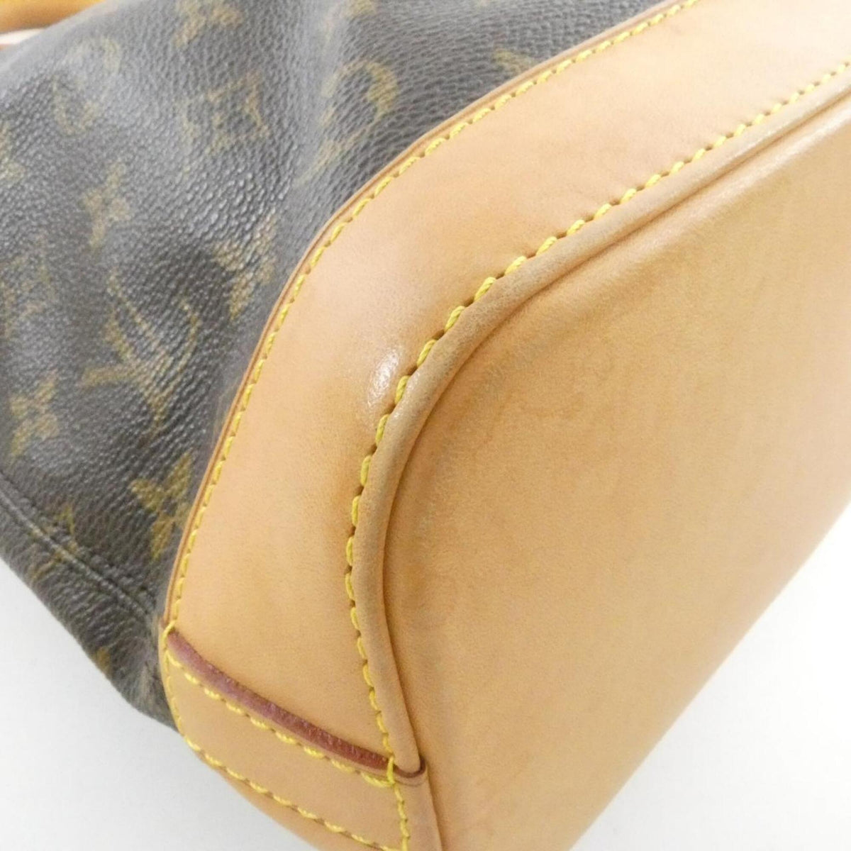 Louis Vuitton Brown Coated Canvas Handbag (Pre-Owned)