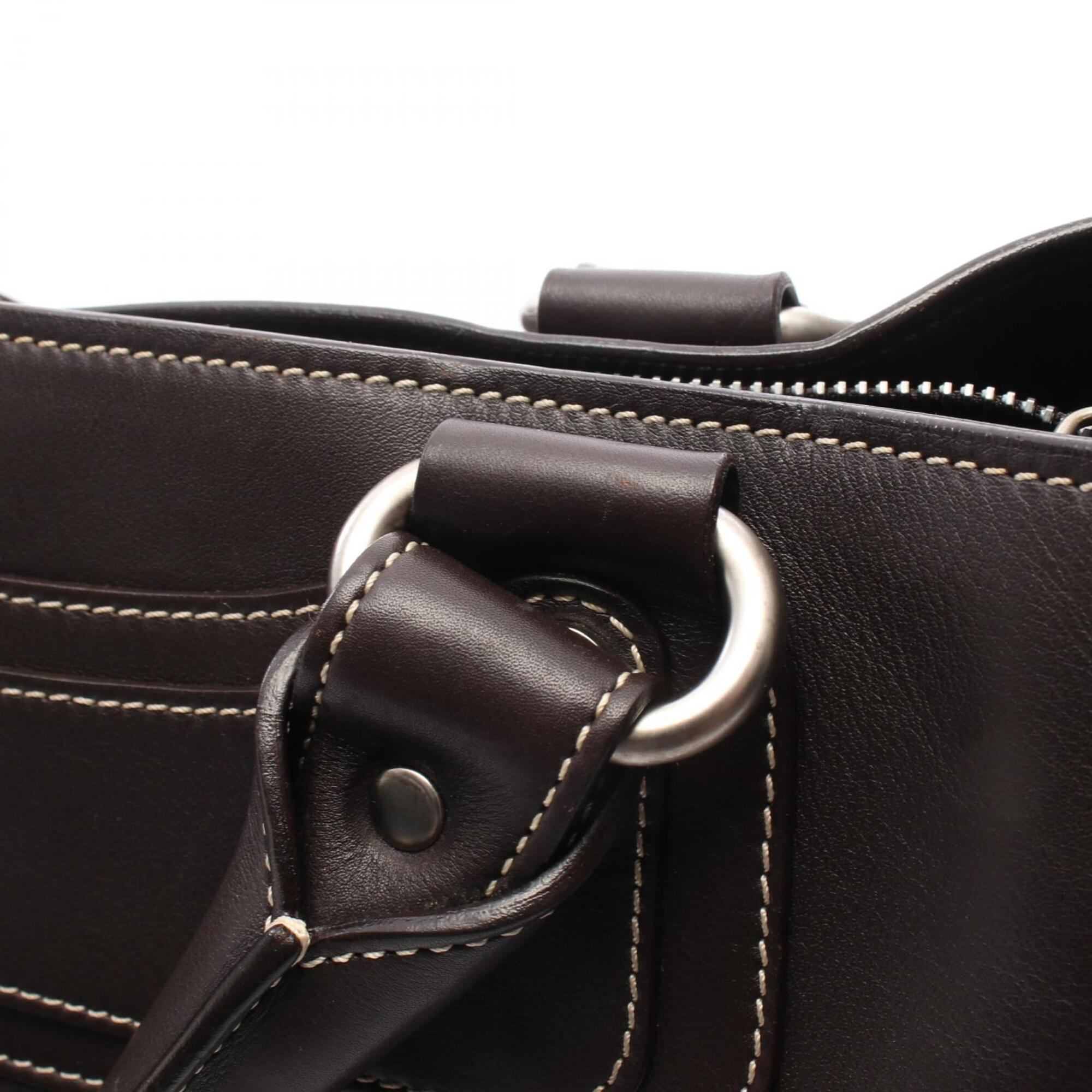 Celine Brown Leather Handbag (Pre-Owned)