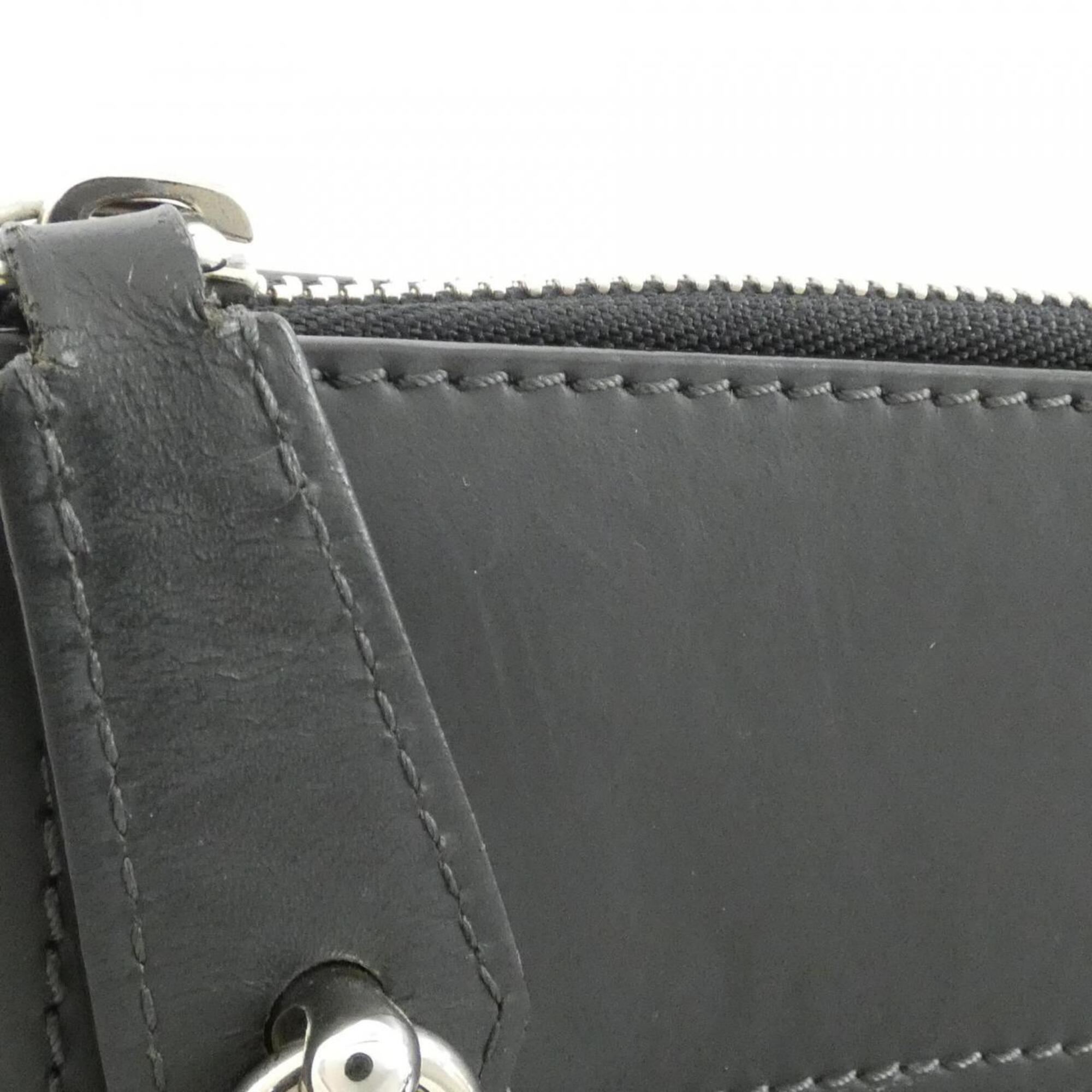 Louis Vuitton Black Cobalt Coated Canvas Shoulder Bag (Pre-Owned)
