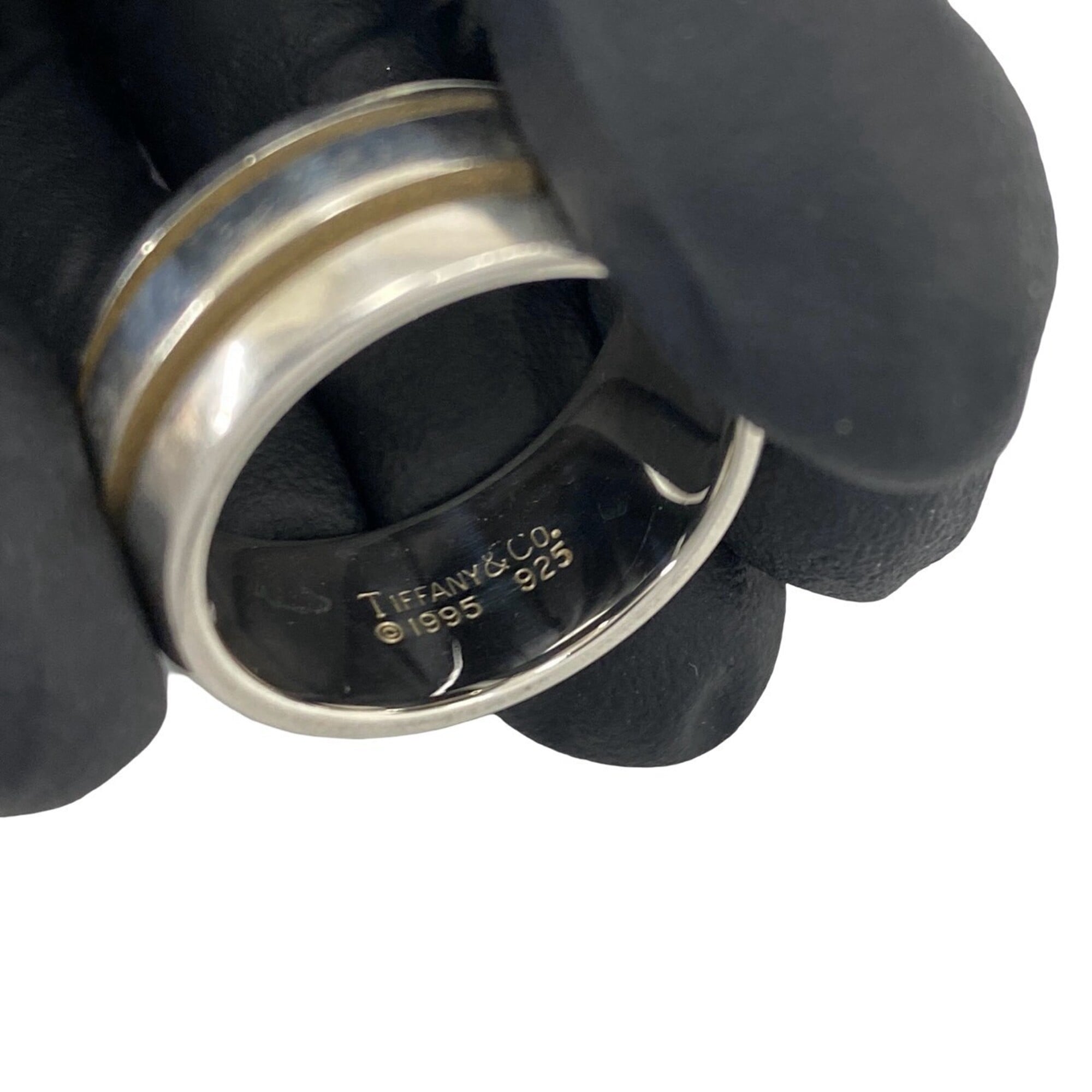 Tiffany Silver Silver 925 Band Ring (Pre-Owned)