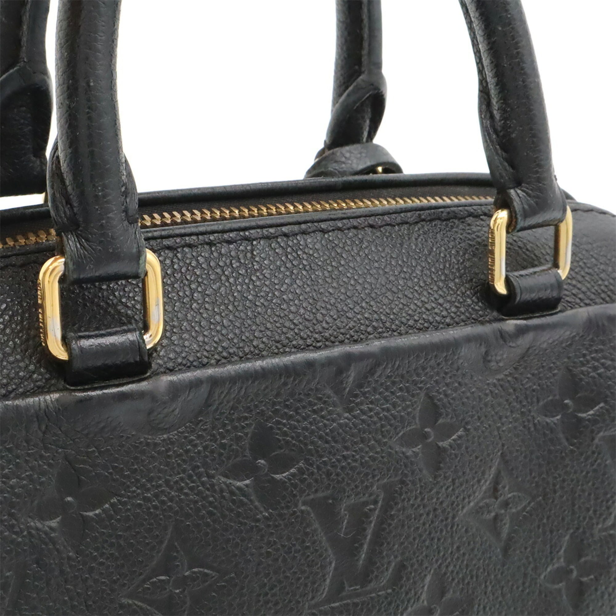 Louis Vuitton Noir Monogram Empreinte Leather Handbag Shoulder Bag (Pre-Owned)