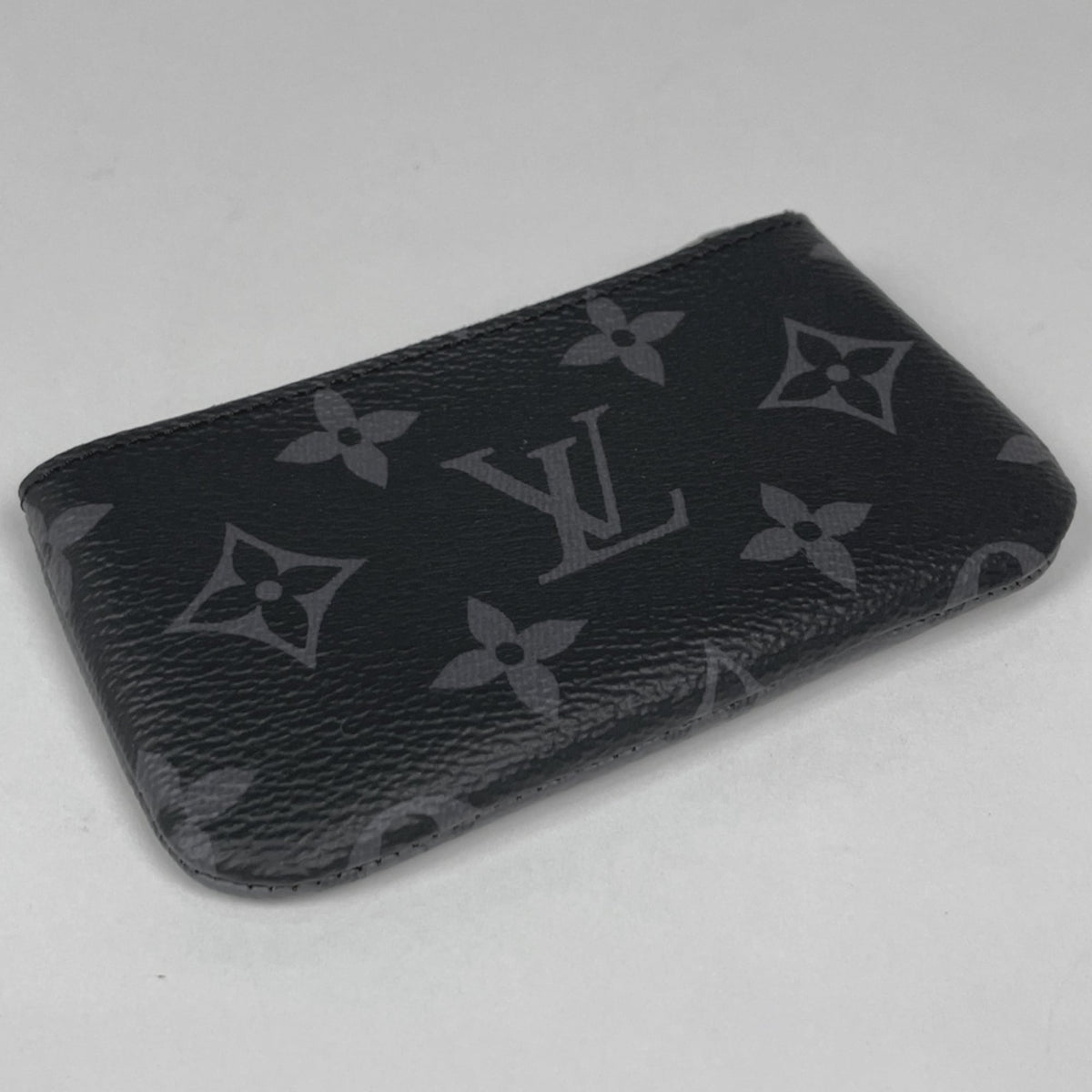 Louis Vuitton Black Monogram Eclipse Noir Monogram Eclipse Monogram Reverse Coin Purse/Coin Case (Pre-Owned)