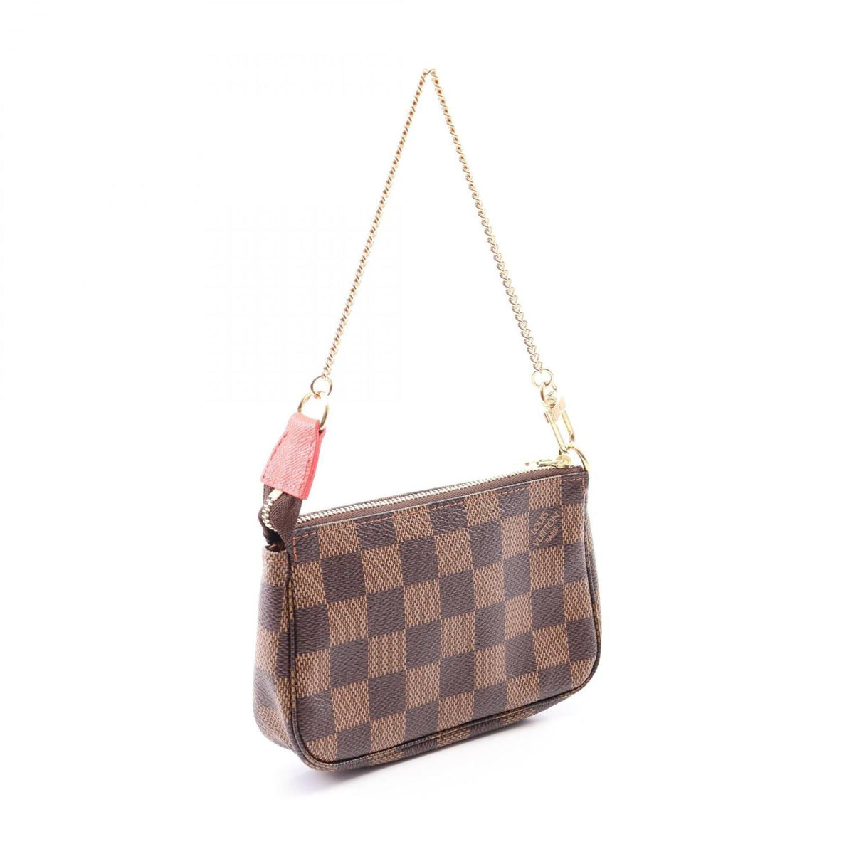 Louis Vuitton Brown Multi-Color Coated Canvas Leather Handbag Pochette (Pre-Owned)