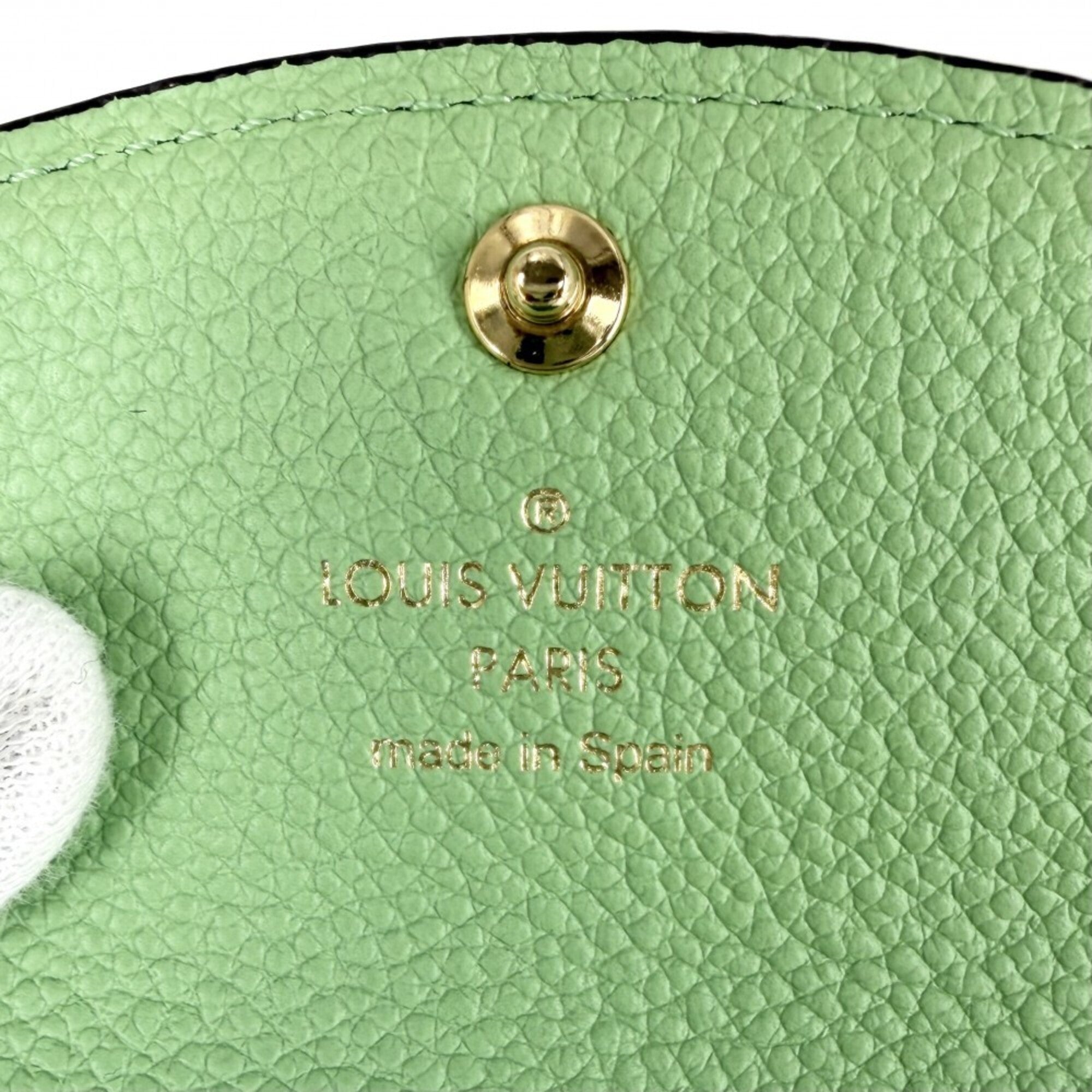 Louis Vuitton Green Monogram Empreinte Wallet (Bi-Fold) (Pre-Owned)