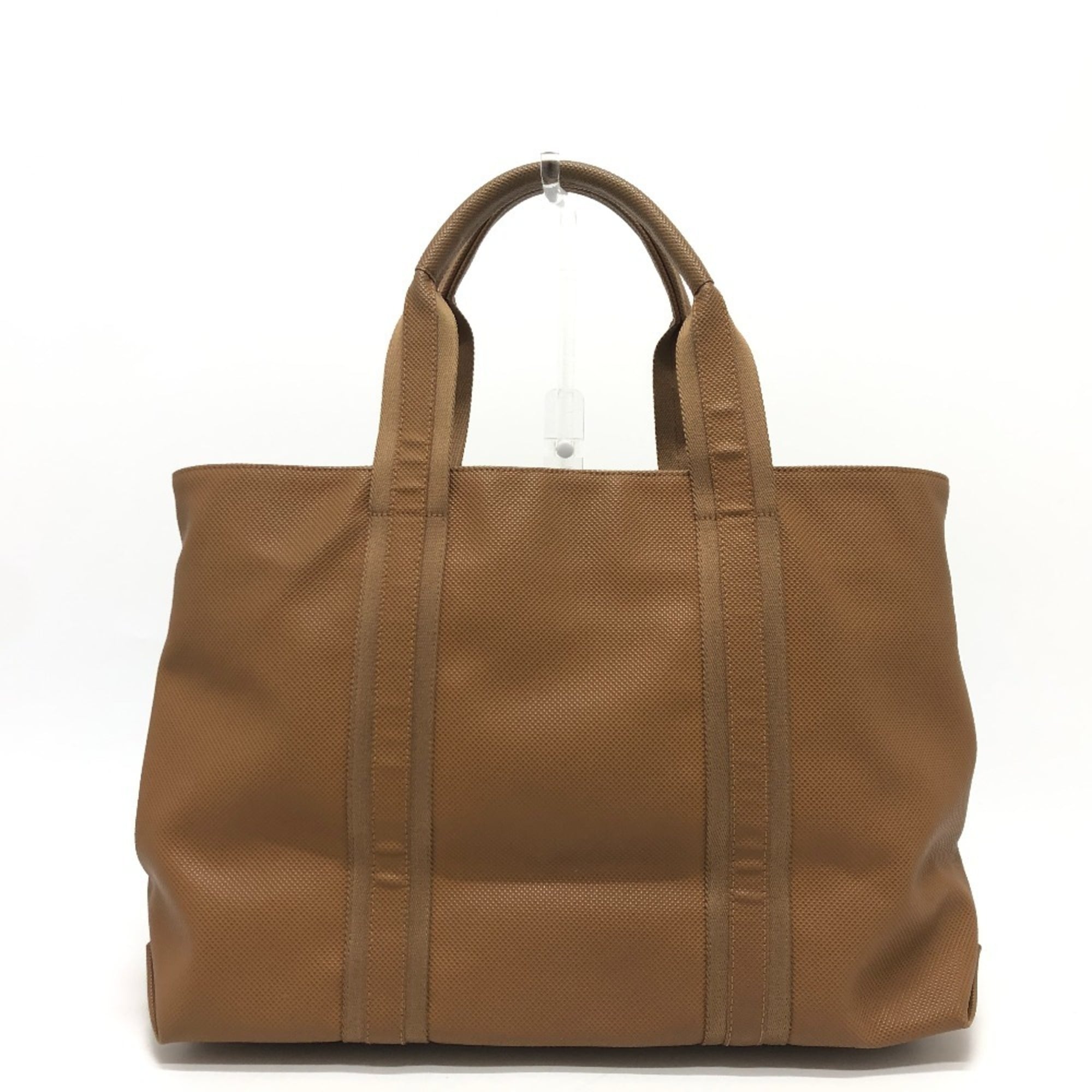 Bottega Veneta Brown Pvc Handbag Tote Bag (Pre-Owned)