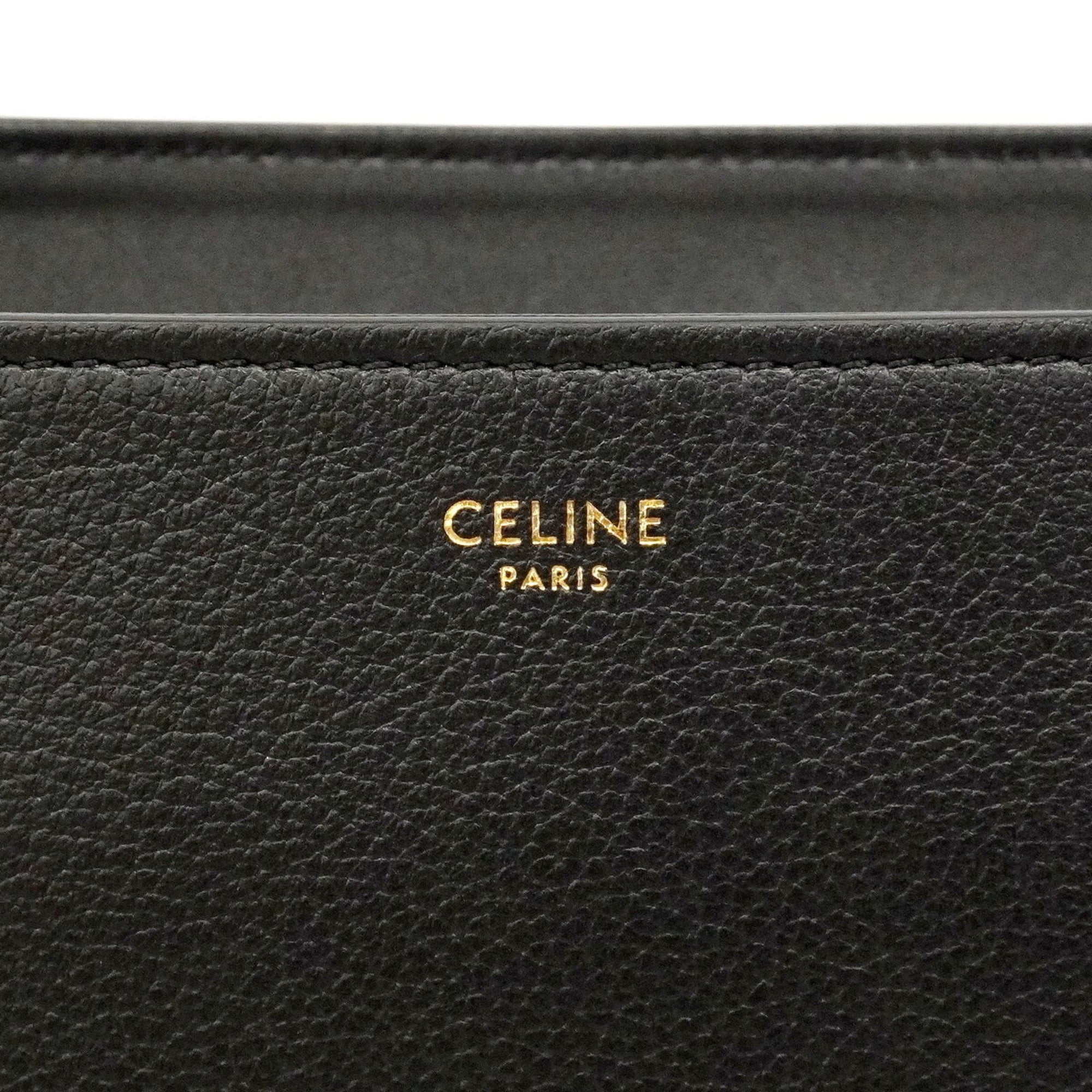 Celine Black Leather Handbag (Pre-Owned)