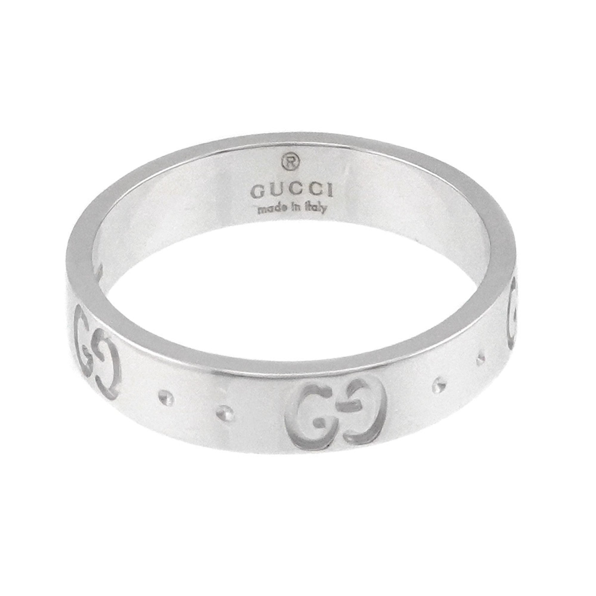 Gucci White Gold (18K) Band Ring (Pre-Owned)