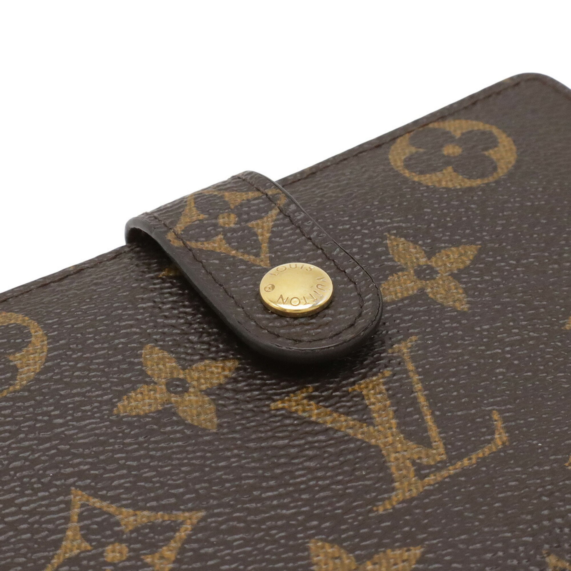 Louis Vuitton Monogram Brown Monogram Canvas Pvc Coated Canvas Wallet (Bi-Fold) (Pre-Owned)