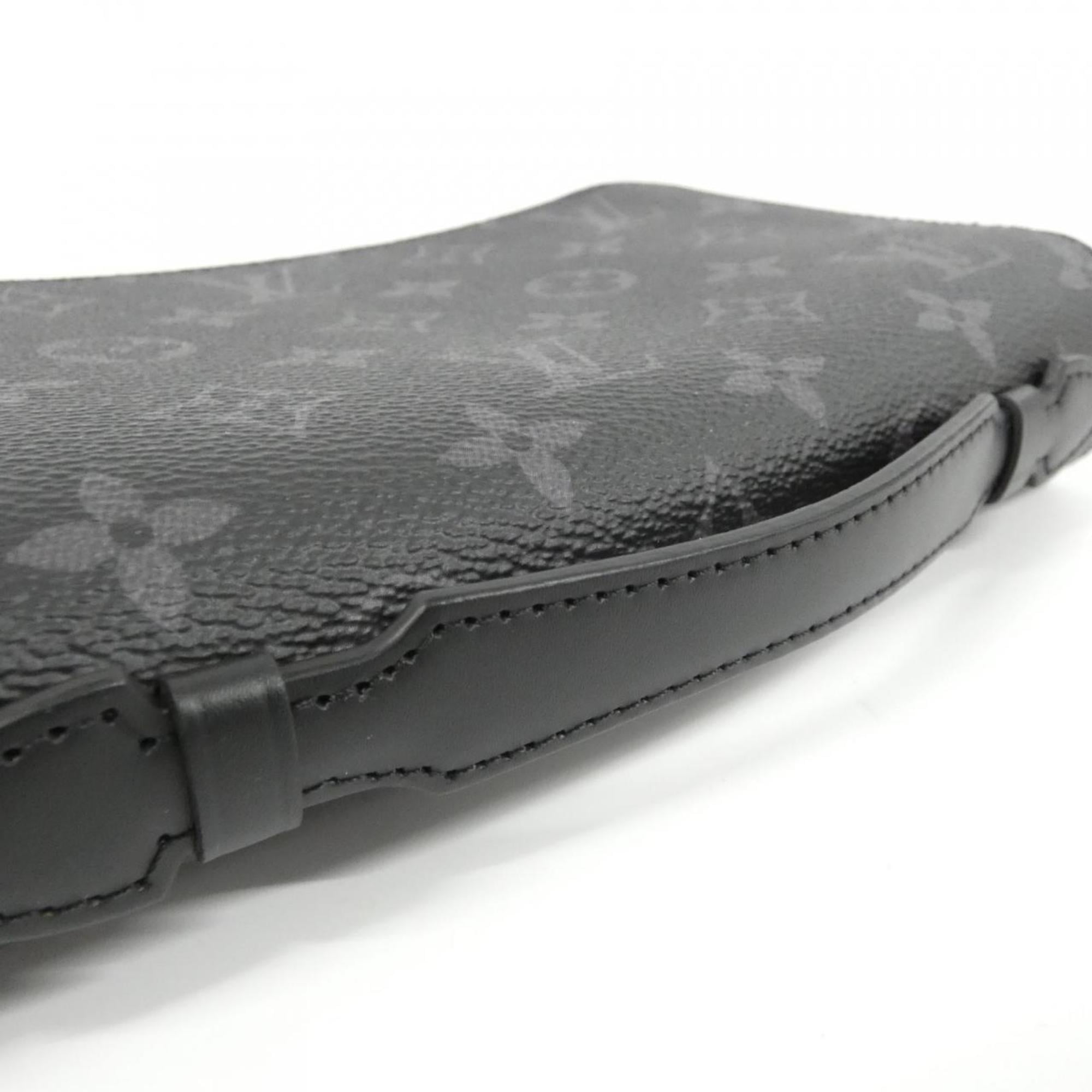 Louis Vuitton Black Coated Canvas Long Wallet (Bi-Fold) (Pre-Owned)