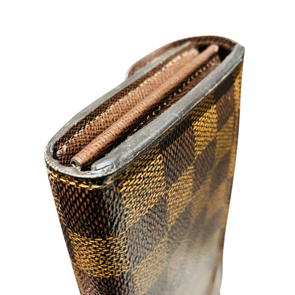 Louis Vuitton Damier Canvas Galle Leather Coin Purse/Coin Case (Pre-Owned)