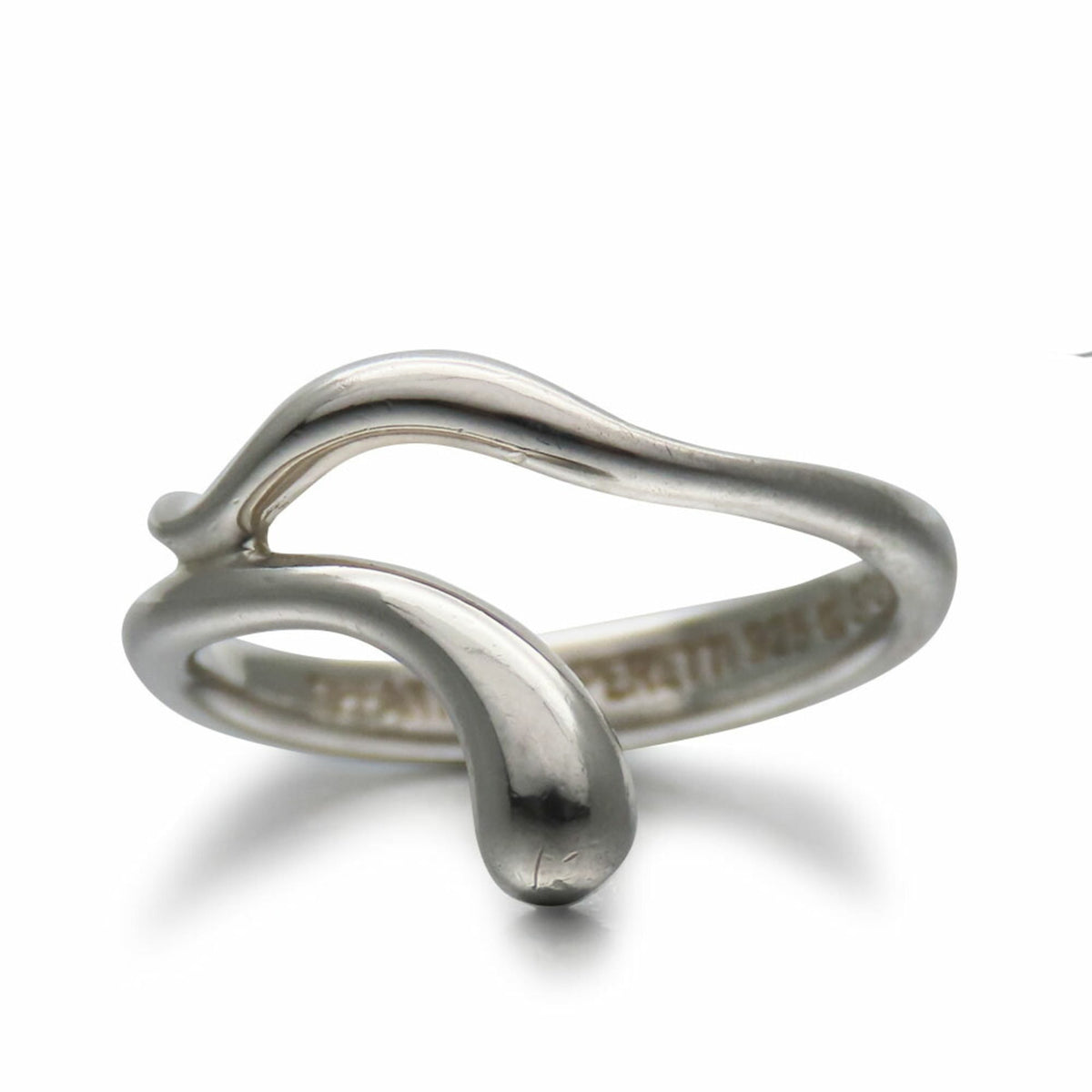Tiffany Silver 925 Band Ring (Pre-Owned)