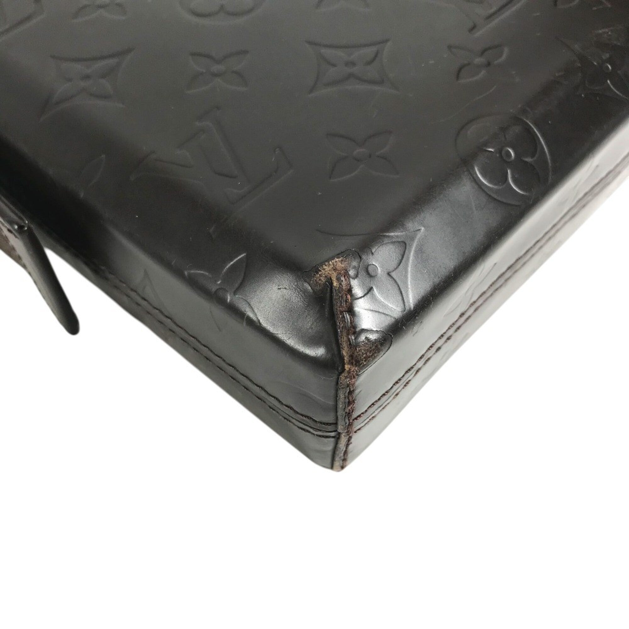 Louis Vuitton Brown Coffee Monogram Leather Pochette Shoulder Bag (Pre-Owned)